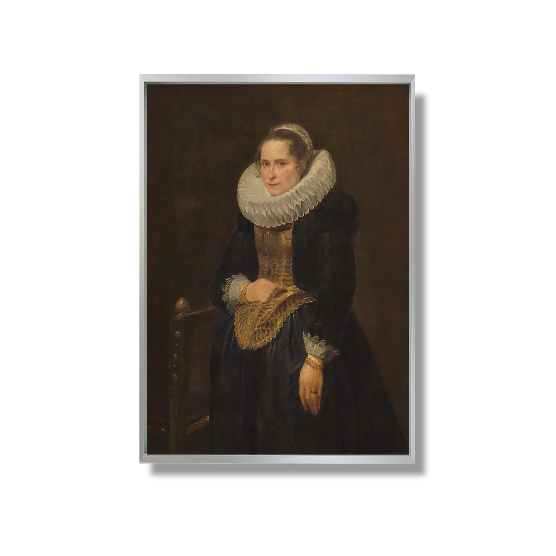 Portrait of a Flemish Lady - Sir Anthony van Dyck - Reproduction Peinture