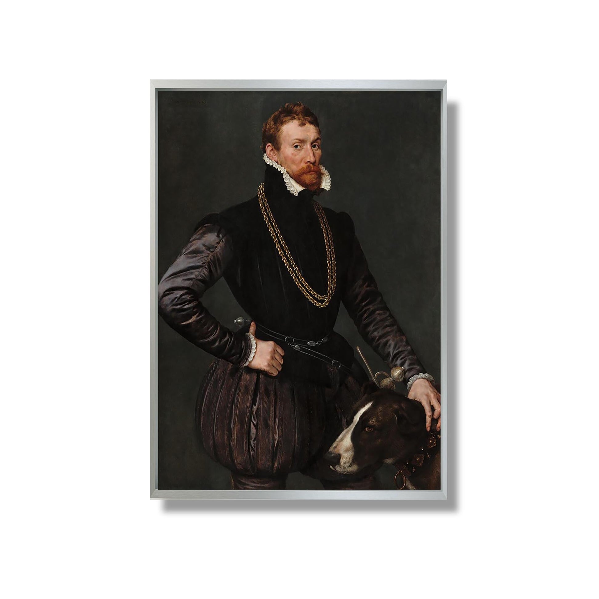 Portrait of a Gentleman - Antonis Mor - Reproduction Peinture