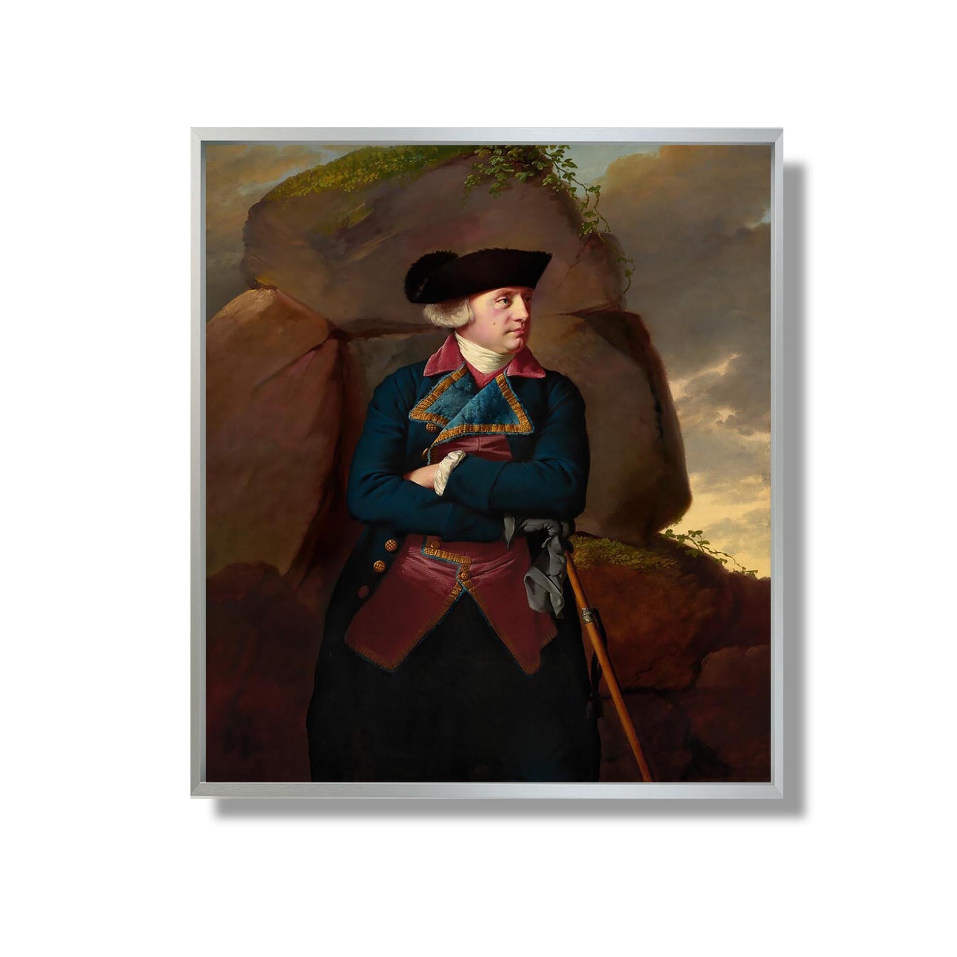 Portrait of a Gentleman - Joseph Wright - Reproduction Peinture