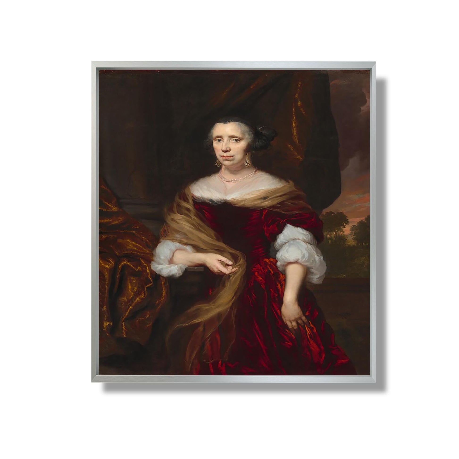 Portrait of a Lady - Nicolaes Maes - Reproduction Peinture