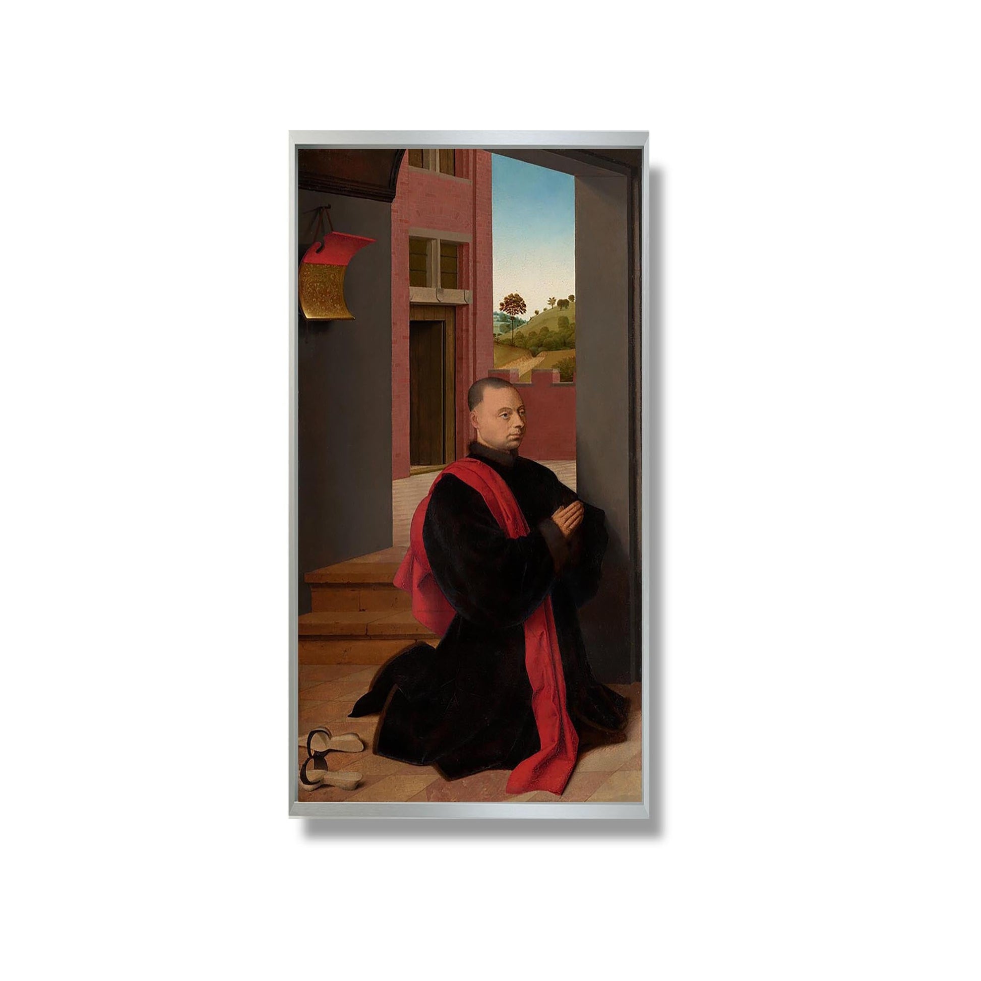 Portrait of a Male Donor - Petrus Christus - Reproduction Peinture