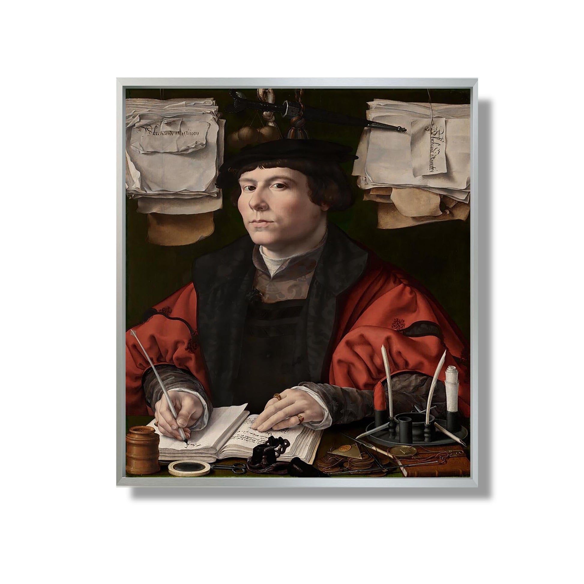 Portrait of a Man, possibly Jan Snoeck - Jan Gossaert - Reproduction Peinture