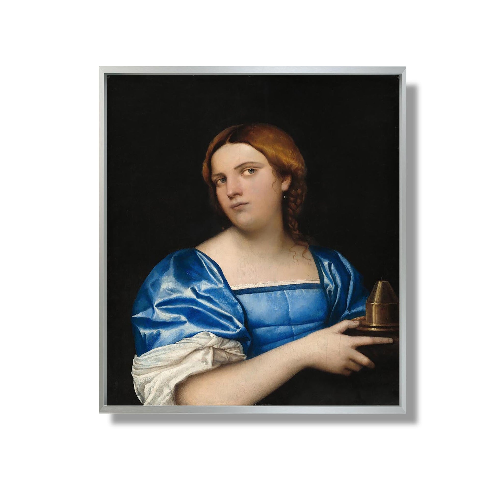 Portrait of a Young Woman as a Wise Virgin - Sebastiano del Piombo - Reproduction Peinture