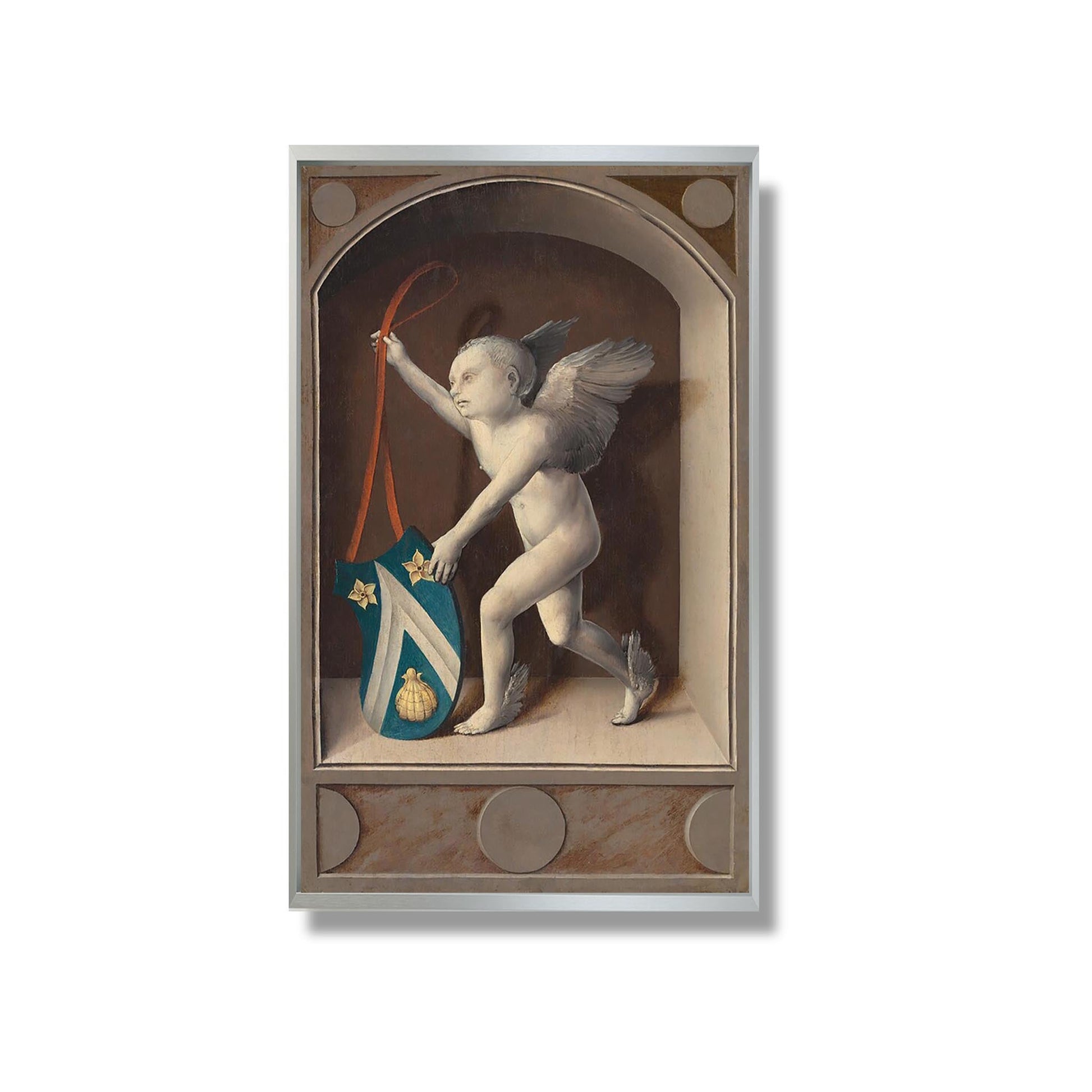 Putto with Arms of Jacques Coene - Bernard van Orley - Reproduction Peinture