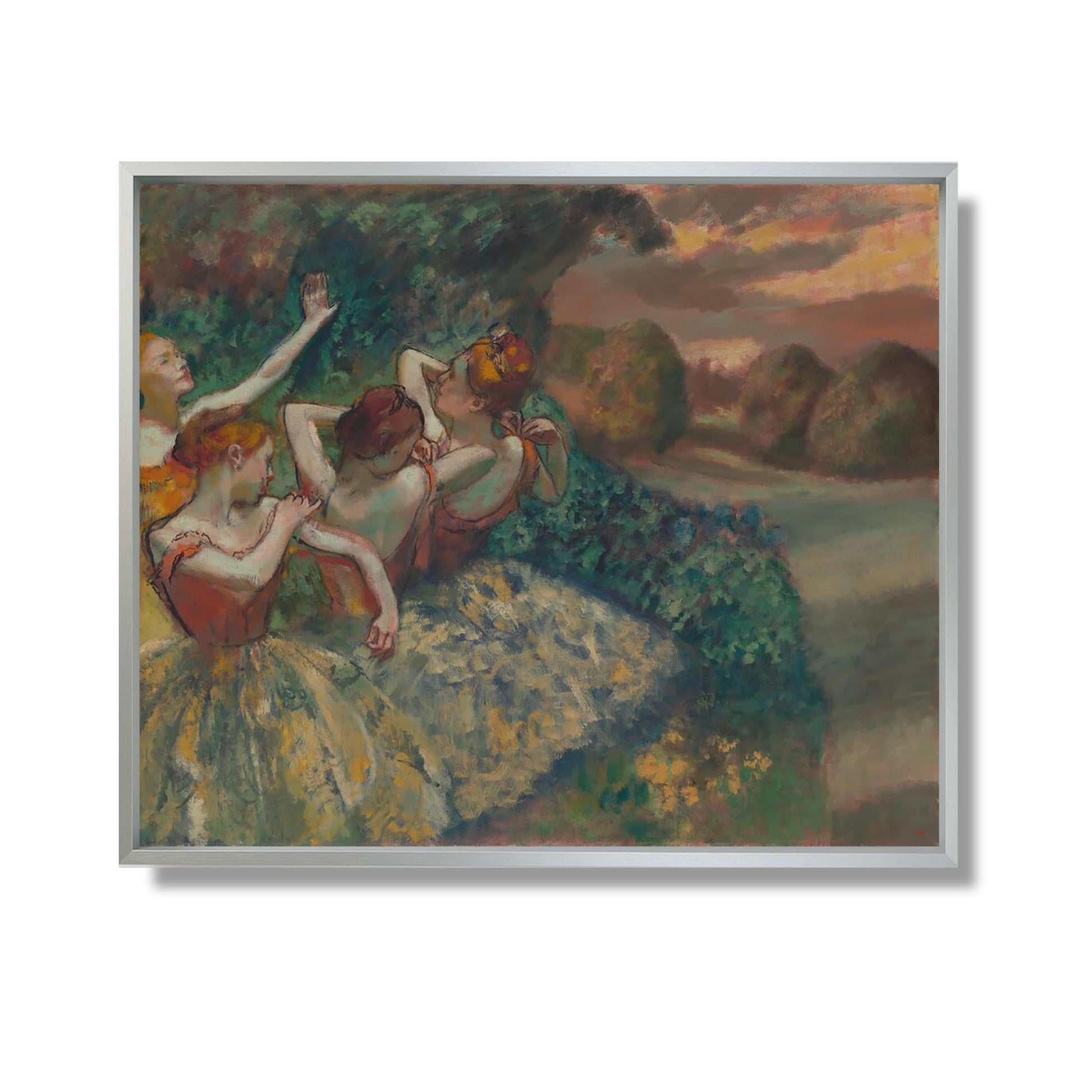 Quatre danseuses - Edgar Degas - Reproduction Peinture