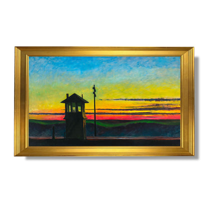 Railroad Sunset - Edward Hopper