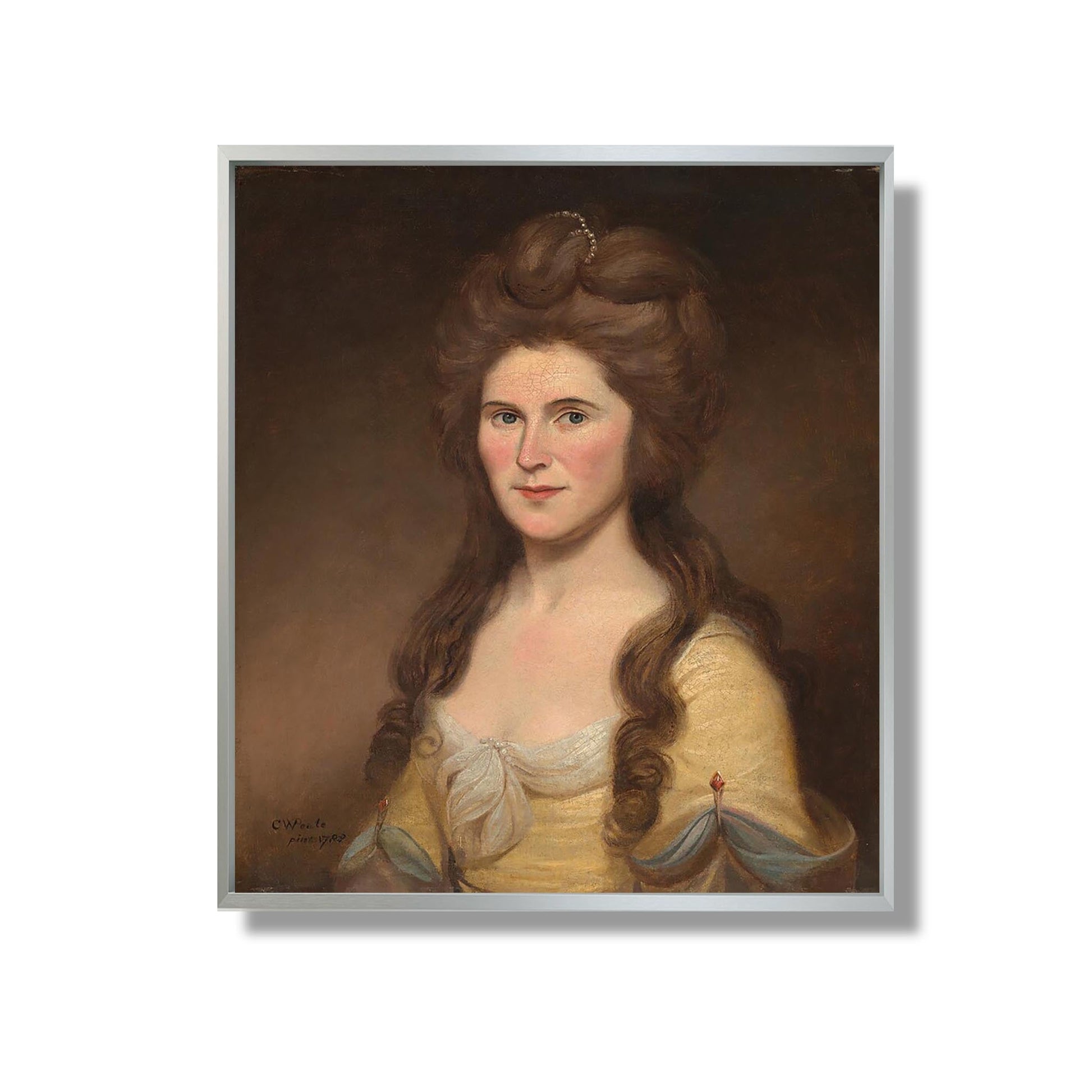 Rebecca Bryan White (Mrs. John White) - Charles Willson Peale - Reproduction Peinture