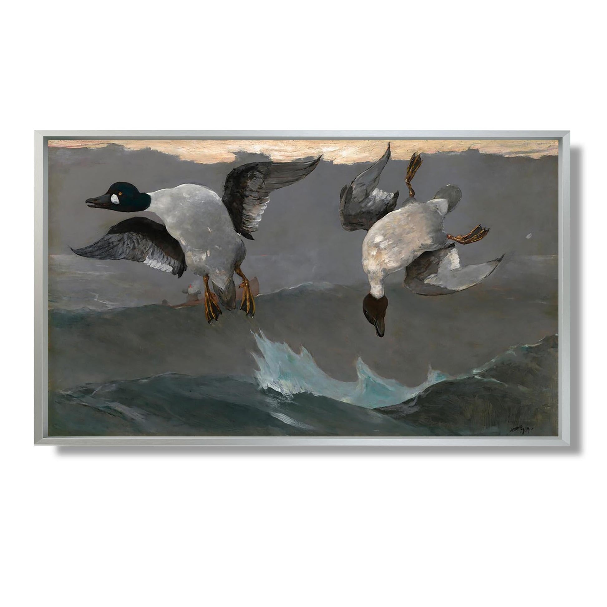 Right and Left - Winslow Homer - Reproduction Peinture