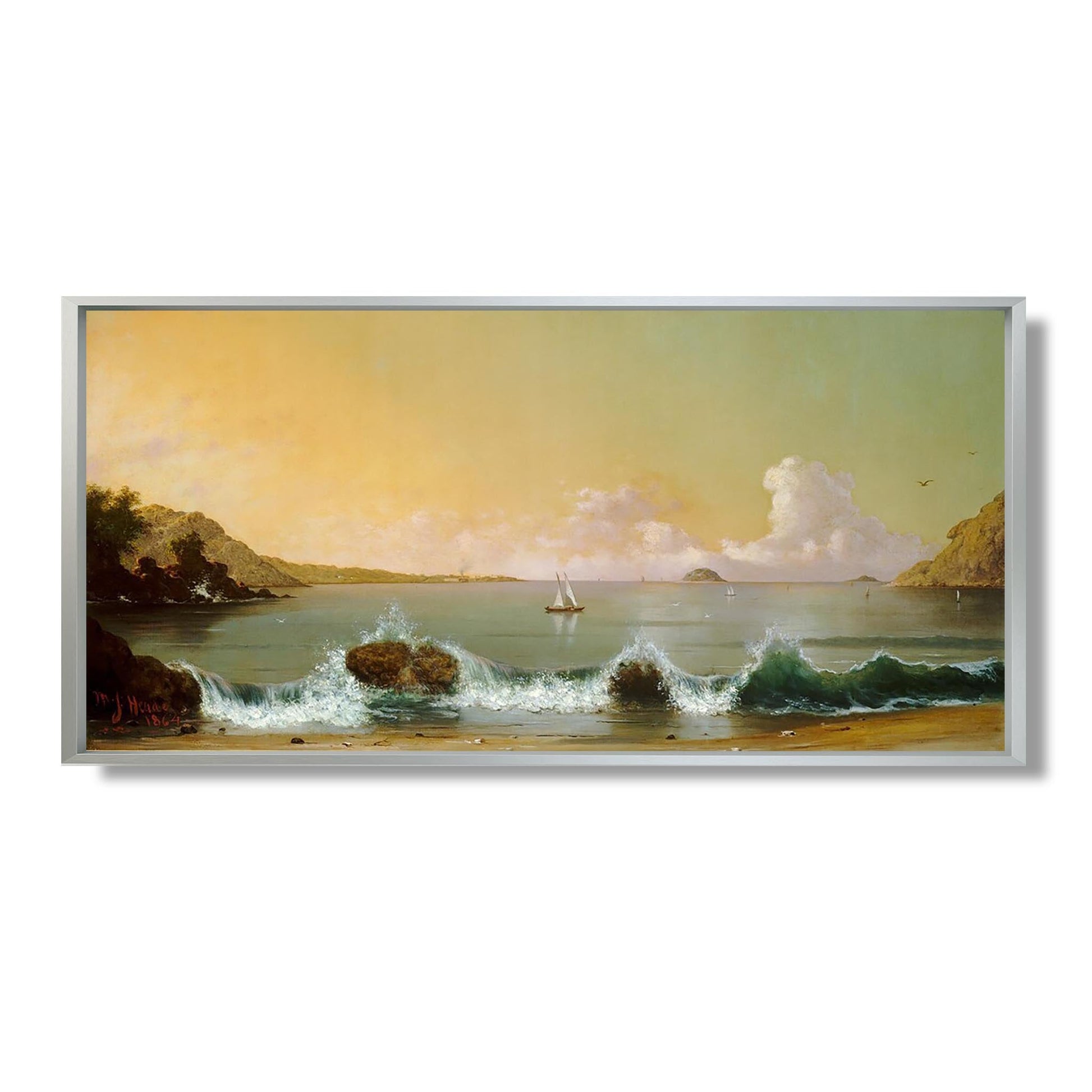 Rio de Janeiro Bay - Martin Johnson Heade - Reproduction Peinture