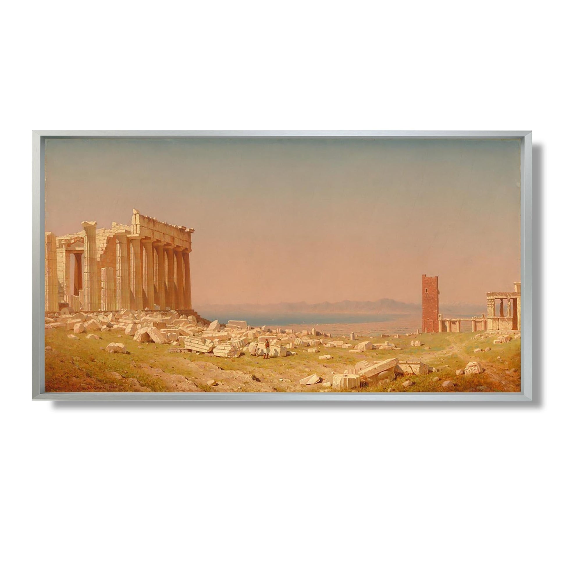 Ruins of the Parthenon - Sanford Robinson Gifford - Reproduction Peinture