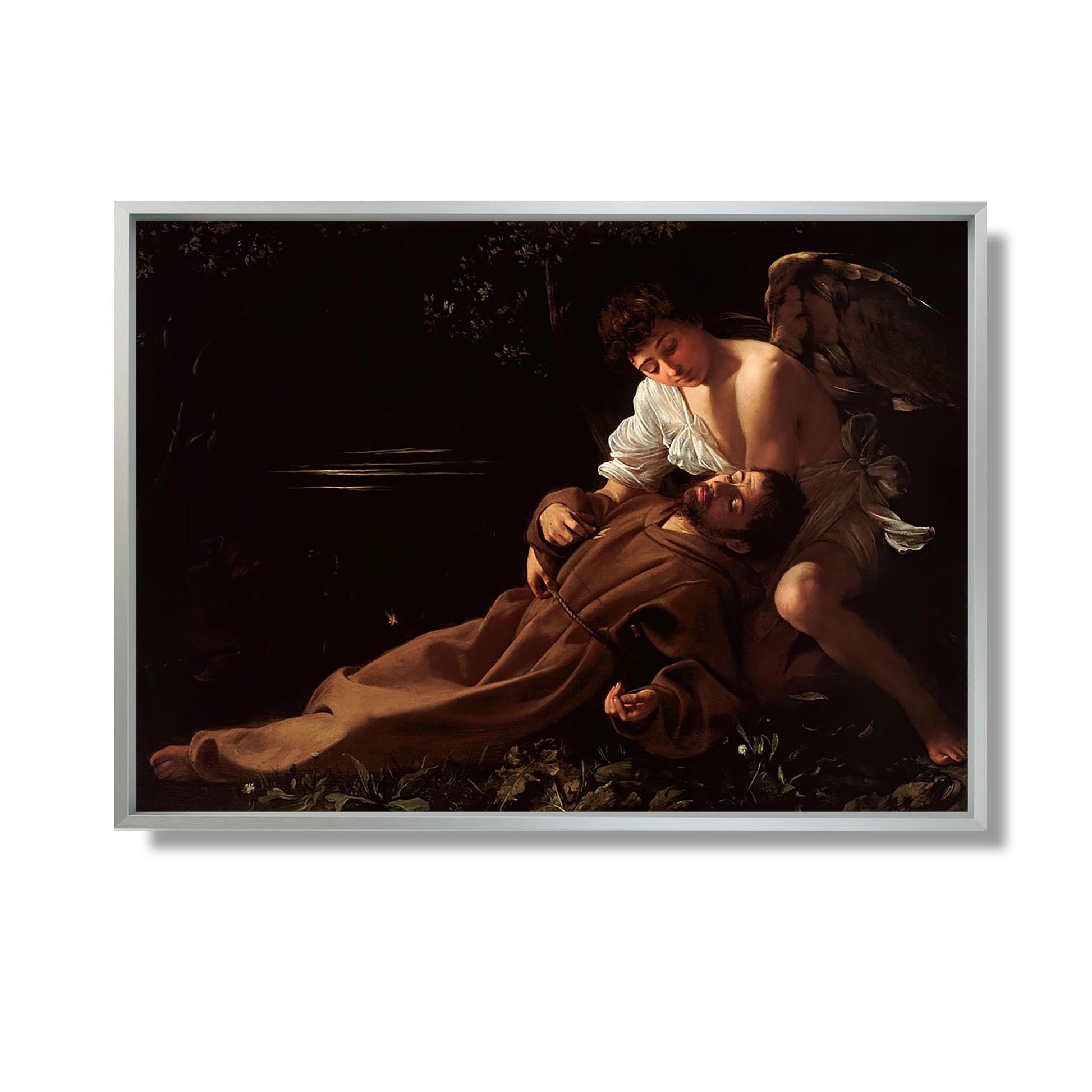 Saint-François d'Assise en Extase - Caravage - Reproduction Peinture