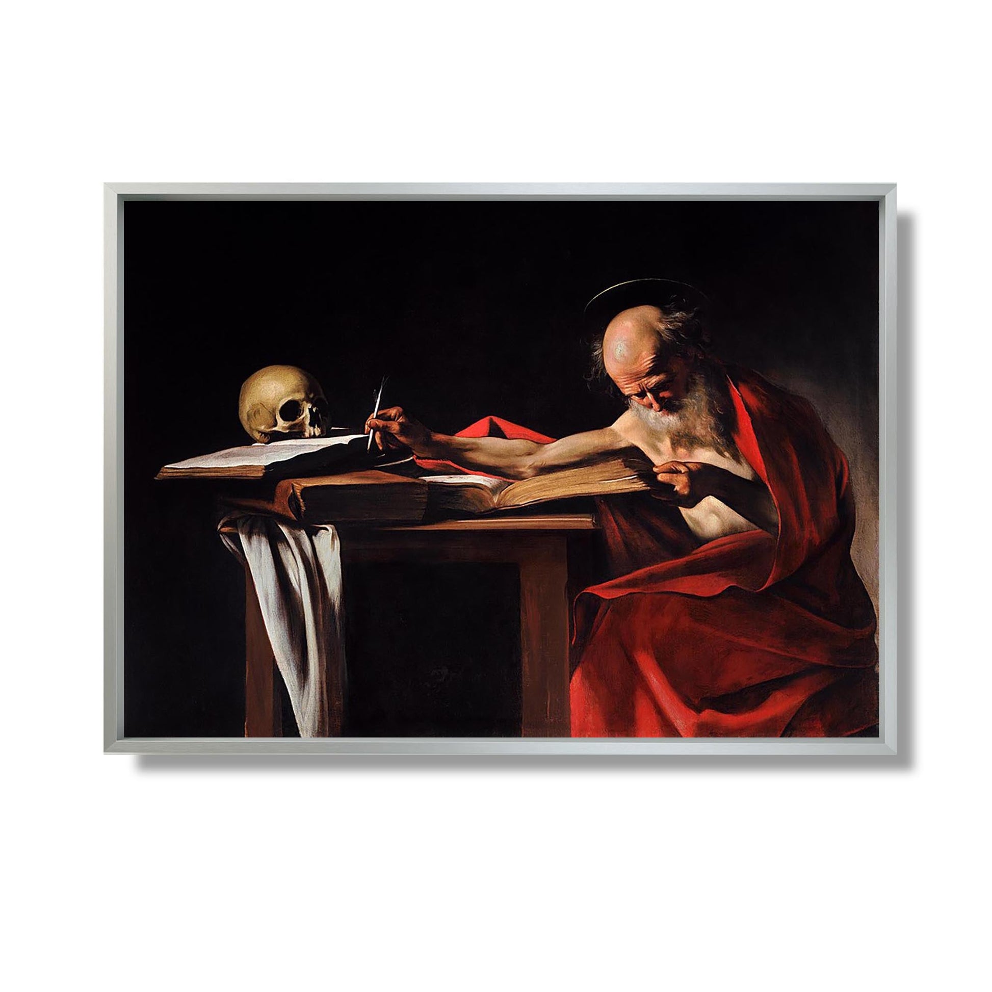 Saint-Jérôme Écrivant - Caravage - Reproduction Peinture