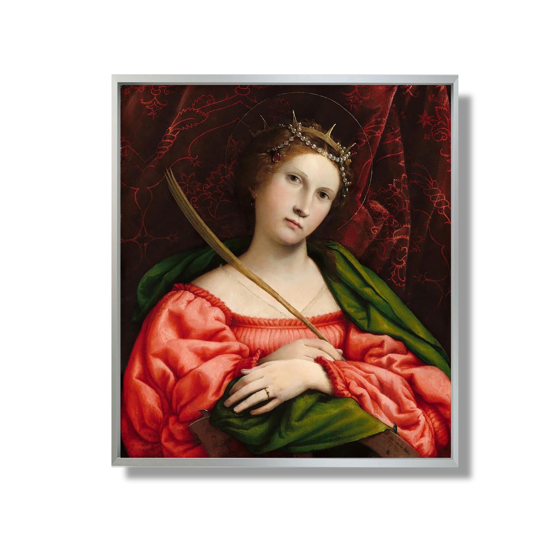 Saint Catherine - Lorenzo Lotto - Reproduction Peinture