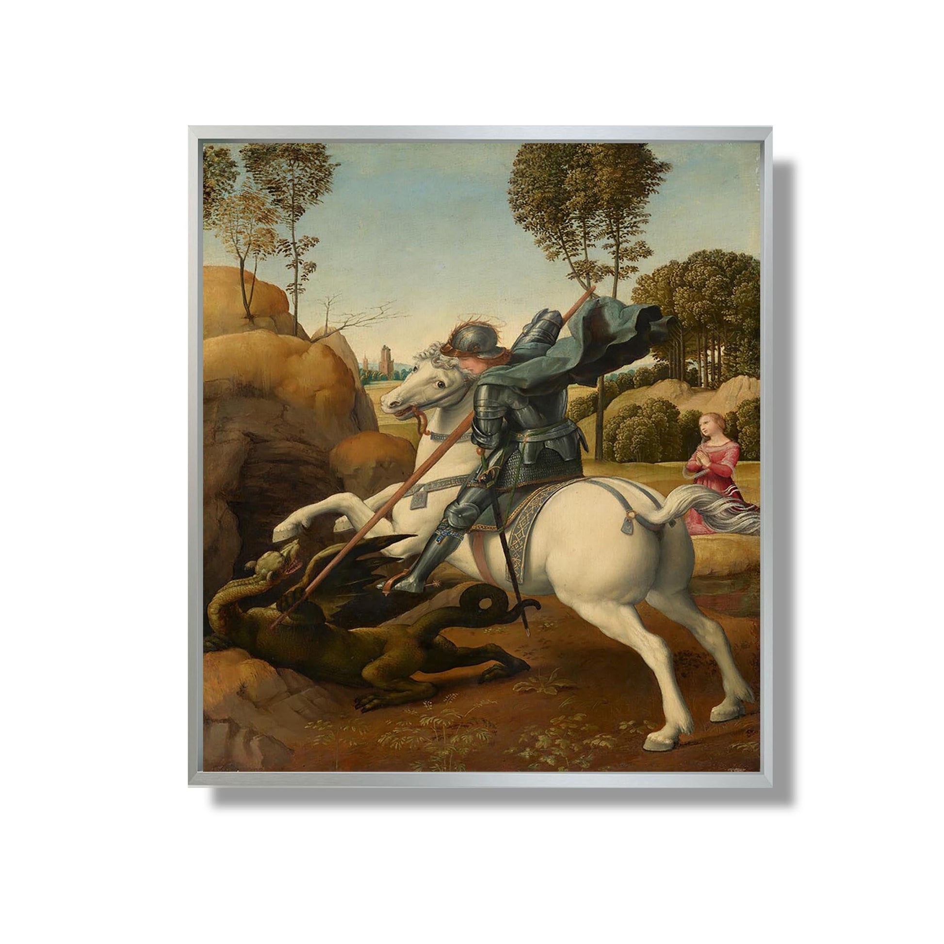 Saint Georges et le Dragon - Raphael - Reproduction Peinture