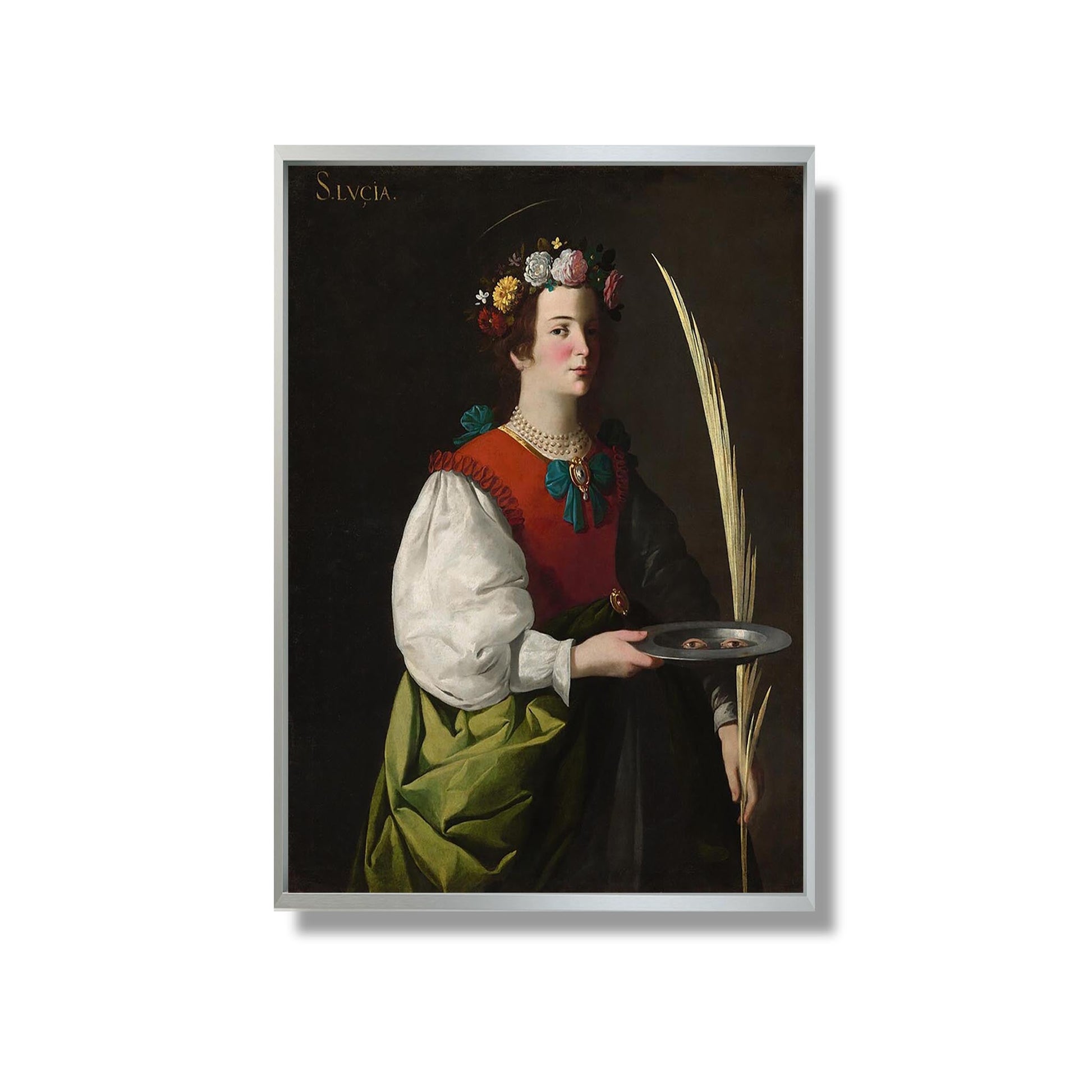 Saint Lucy - Francisco de Zurbarán - Reproduction Peinture