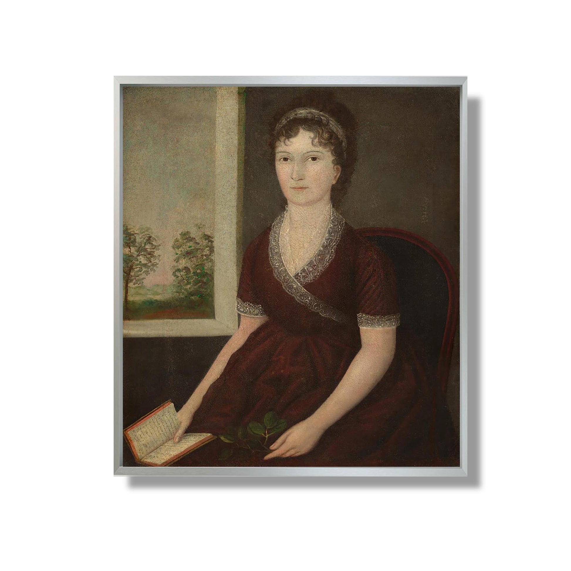 Sarah Ogden Gustin - Joshua Johnson - Reproduction Peinture