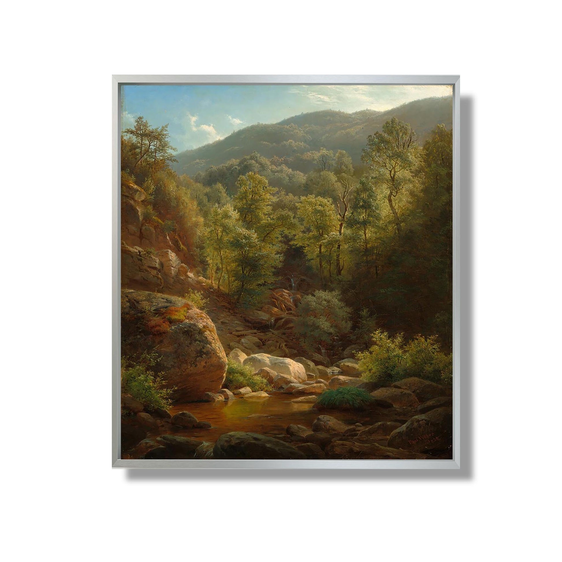 Scene in the Catskills - Paul Weber - Reproduction Peinture