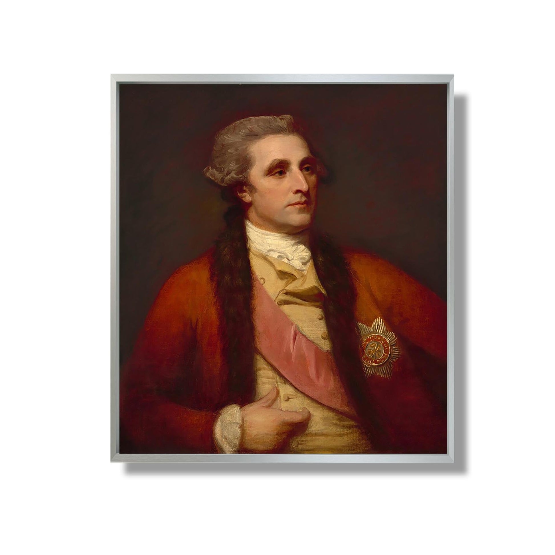 Sir William Hamilton - George Romney - Reproduction Peinture