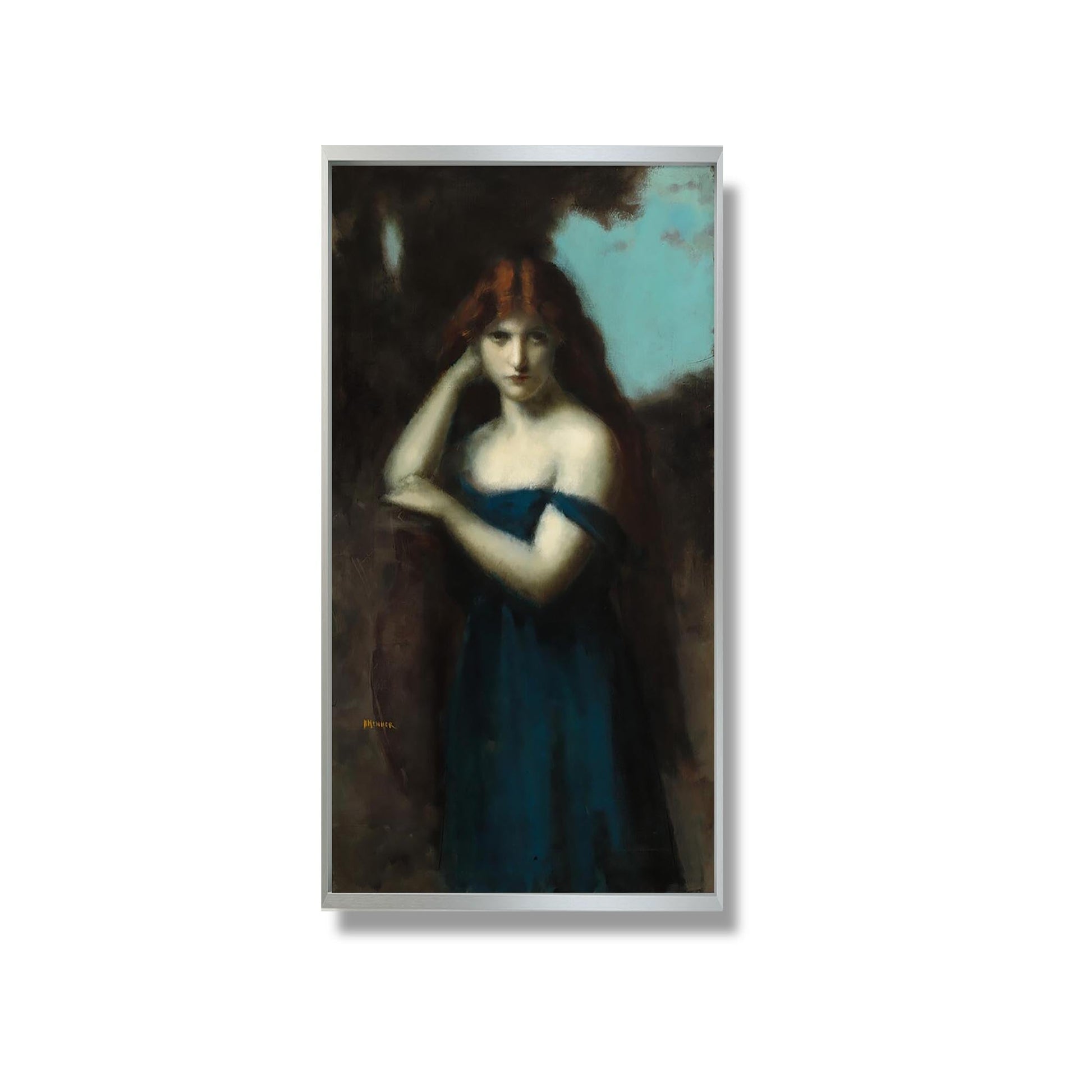 Standing Woman - Jean-Jacques Henner - Reproduction Peinture