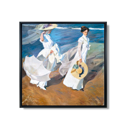 Strolling along the Seashore - Joaquin Sorolla y Bastida