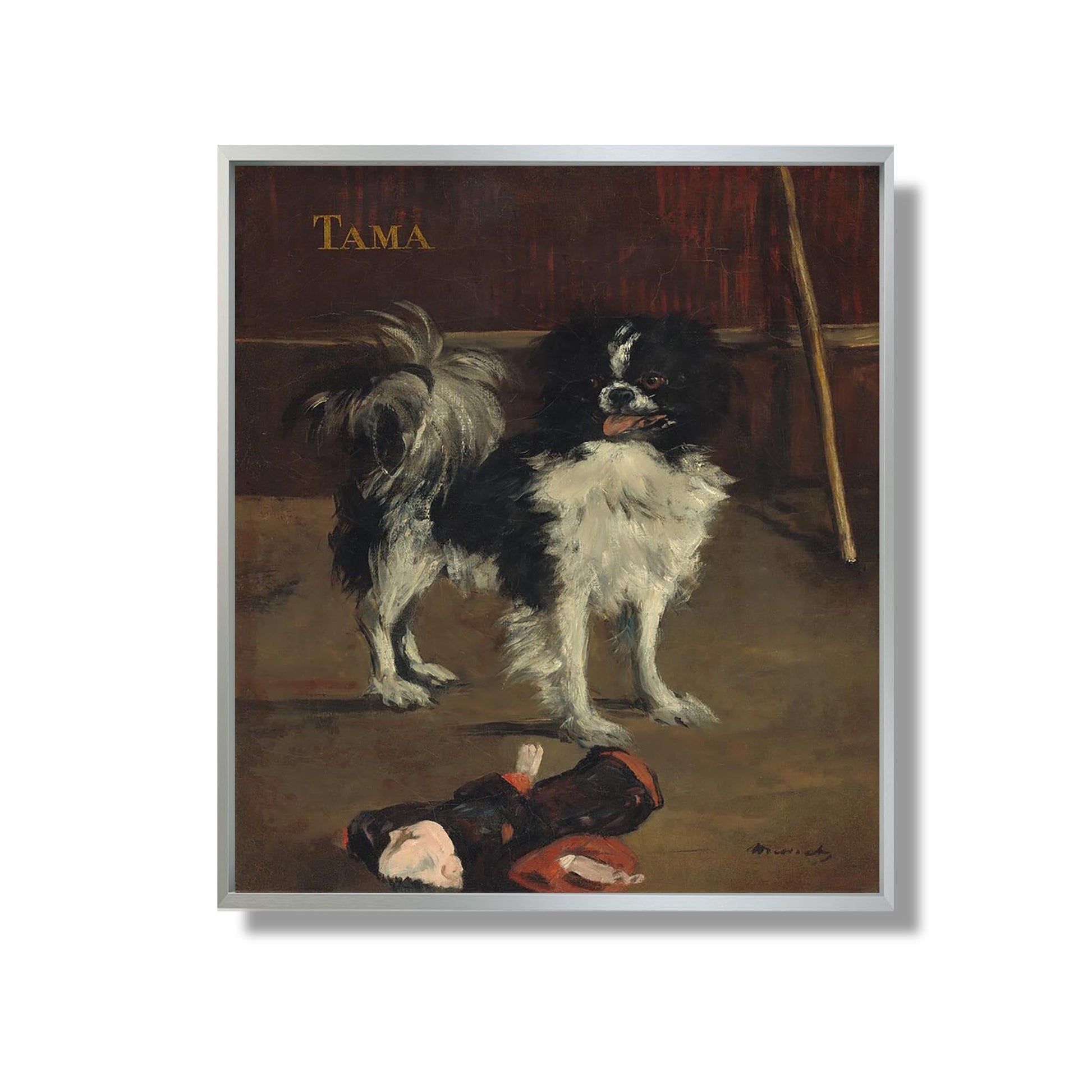 Tama, le chien japonais - Edouard Manet - Reproduction Peinture