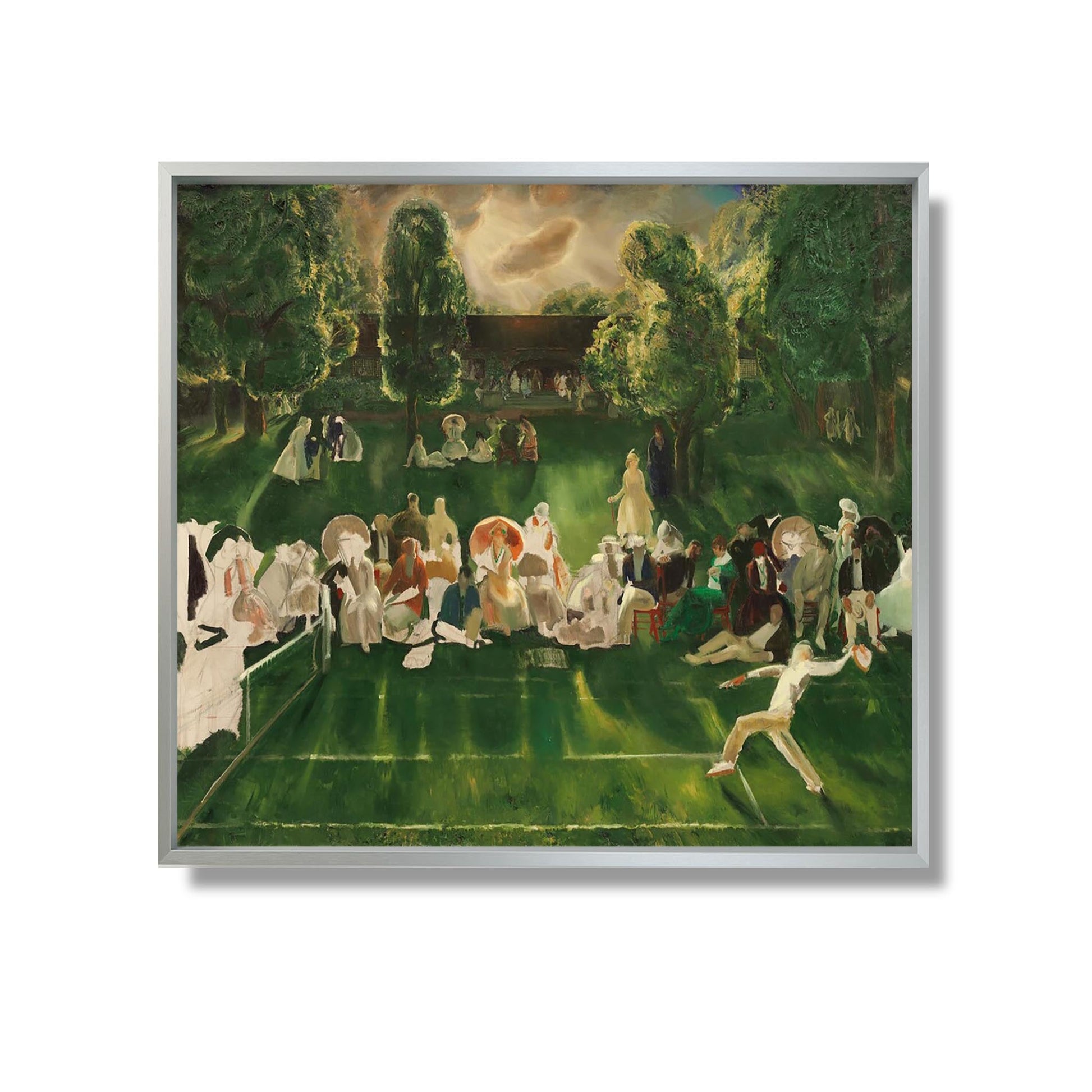 Tennis Tournament - George Bellows - Reproduction Peinture