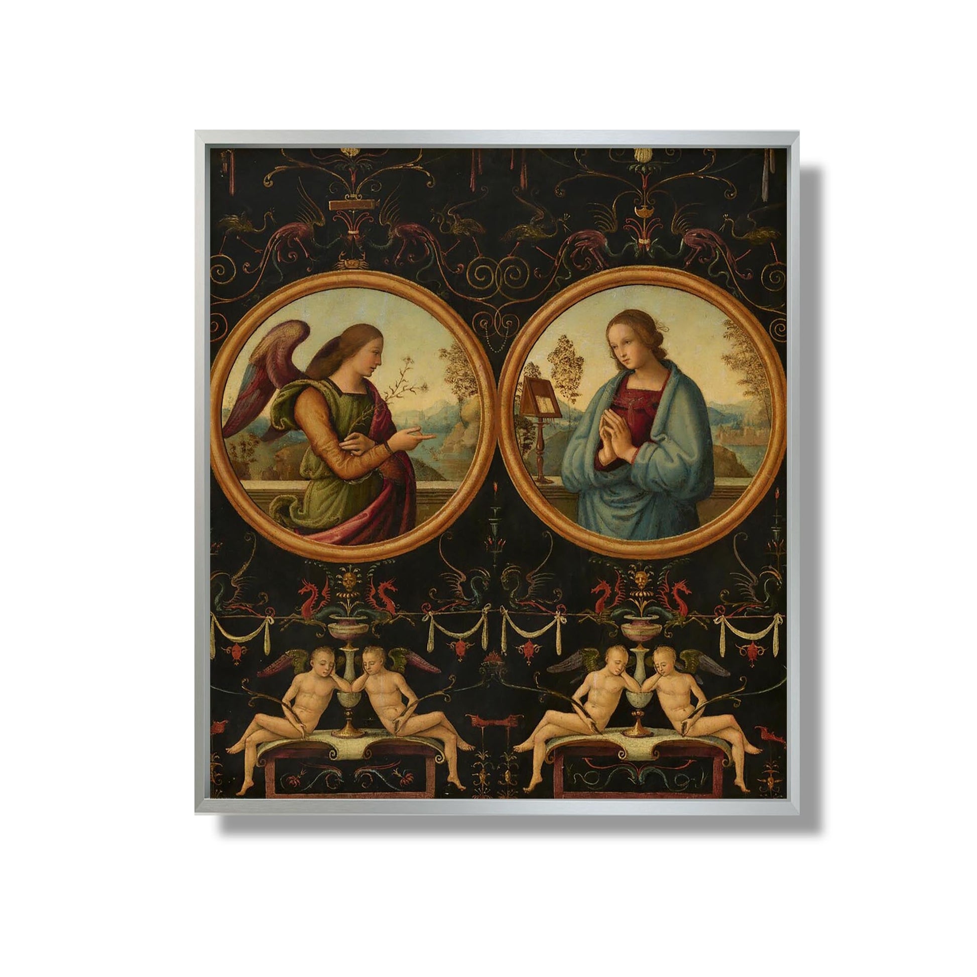 The Annunciation - Giannicola di Paolo - Reproduction Peinture