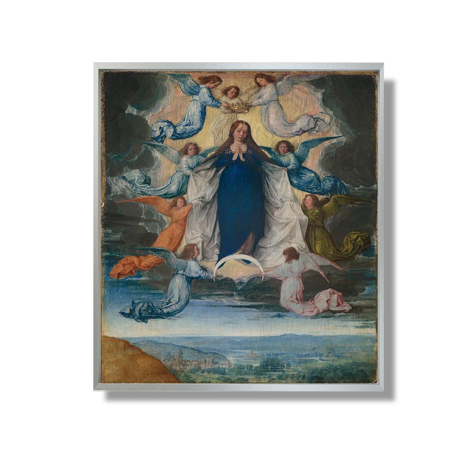 The Assumption of the Virgin - Michel Sittow - Reproduction Peinture