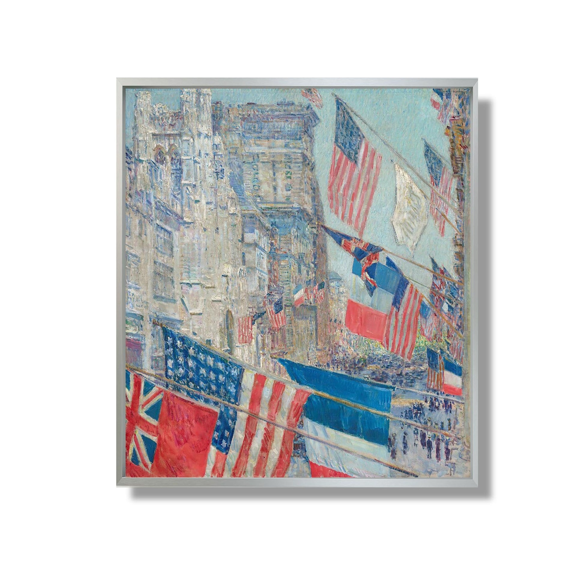 The Avenue of the Allies and Victory - Childe Hassam - Reproduction Peinture