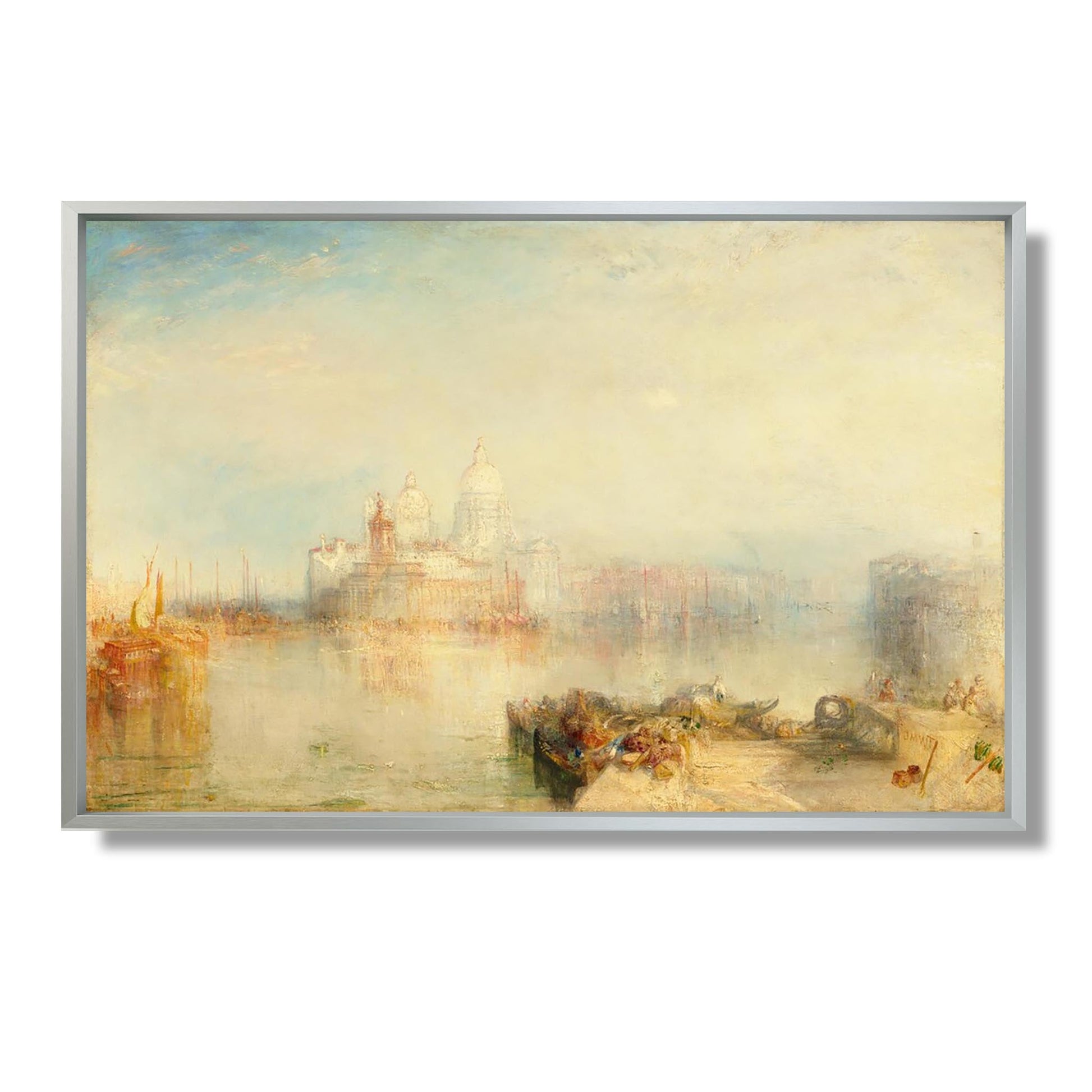 The Dogana and Santa Maria della Salute, Venice - Joseph Mallord William Turner - Reproduction Peinture