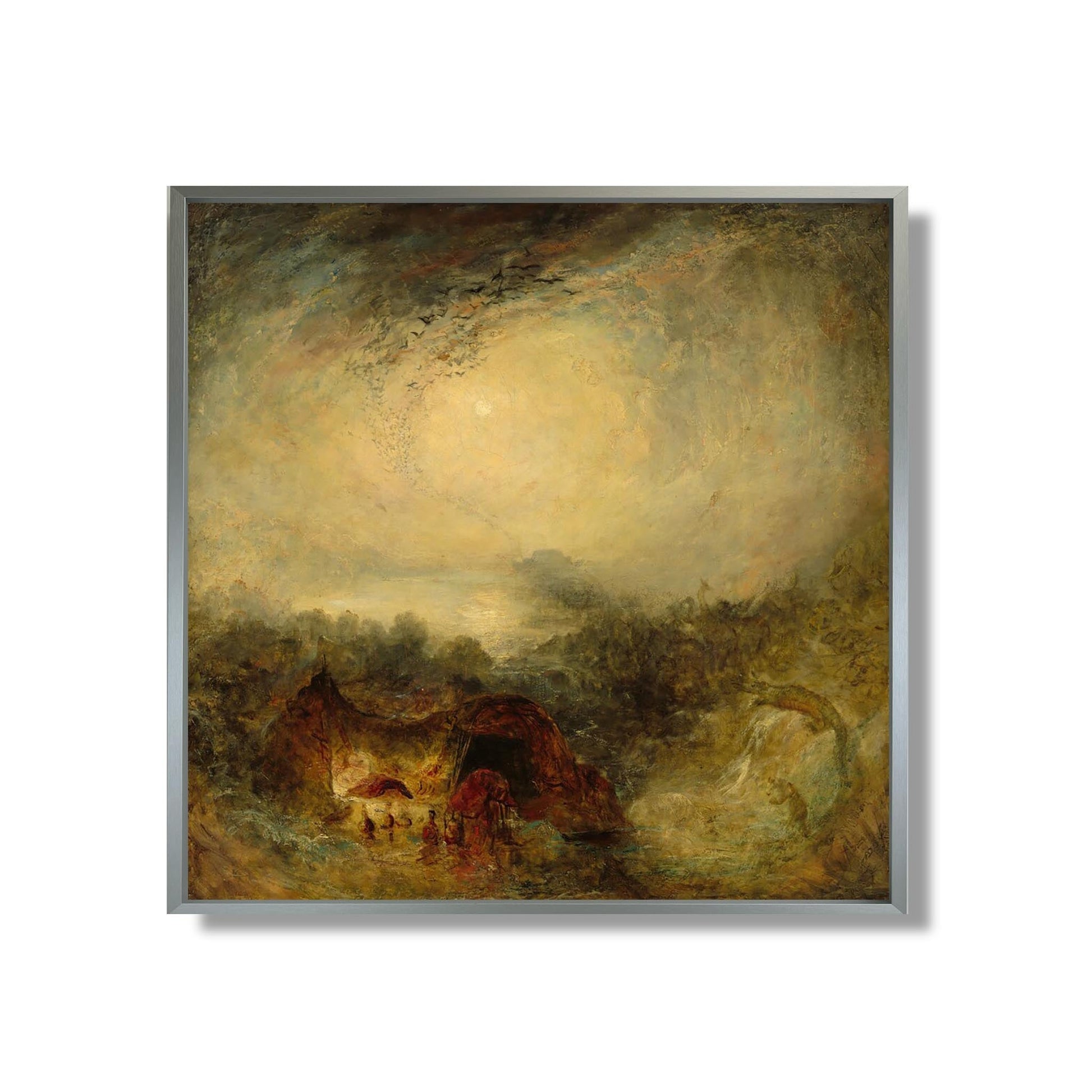 The Evening of the Deluge - Joseph Mallord William Turner - Reproduction Peinture