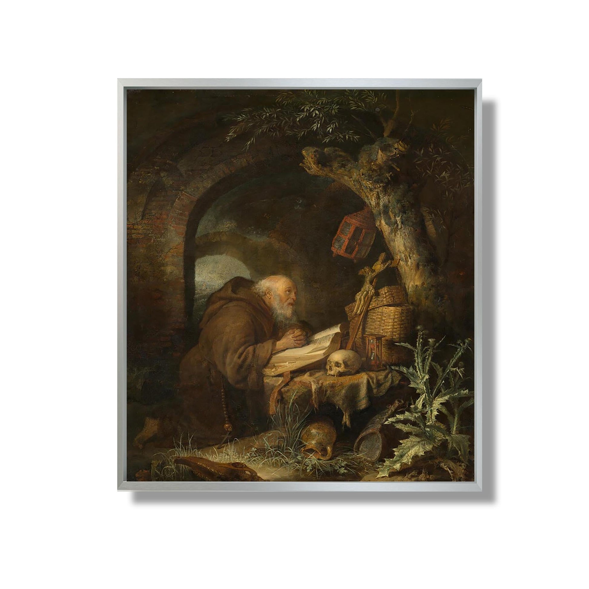 The Hermit - Gerrit Dou - Reproduction Peinture