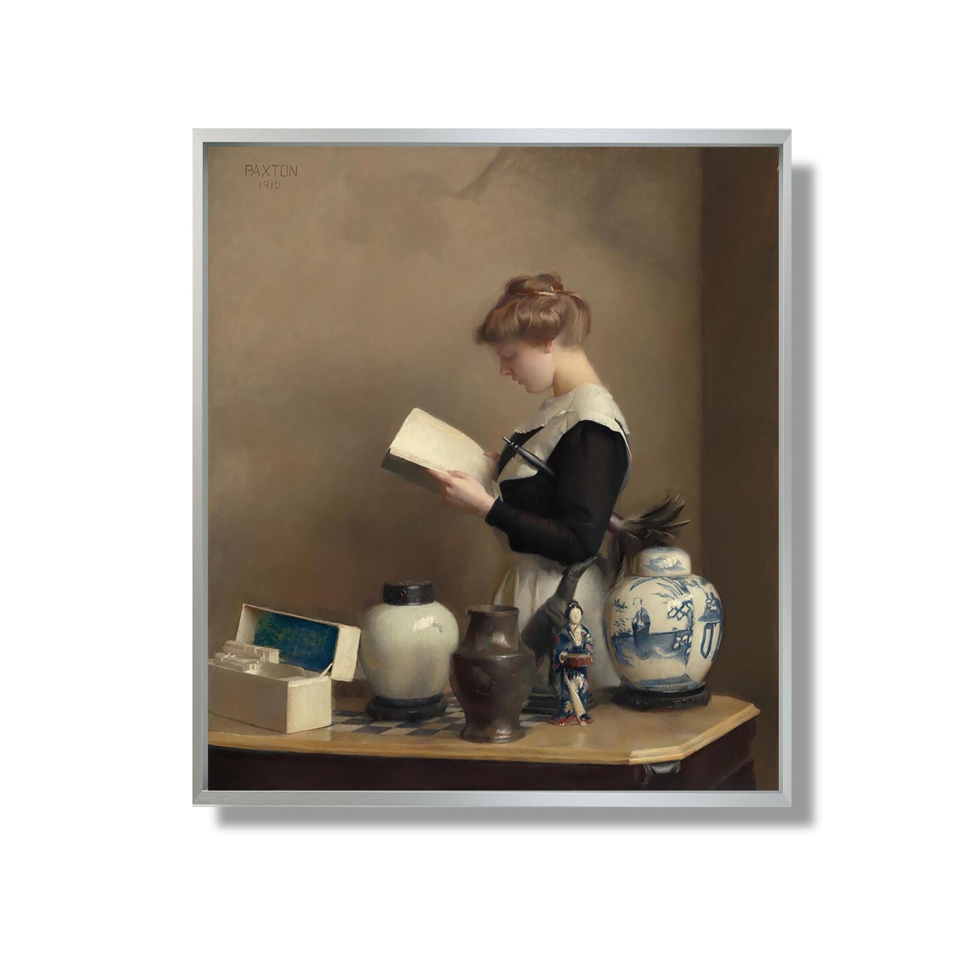 The House Maid - William McGregor Paxton - Reproduction Peinture