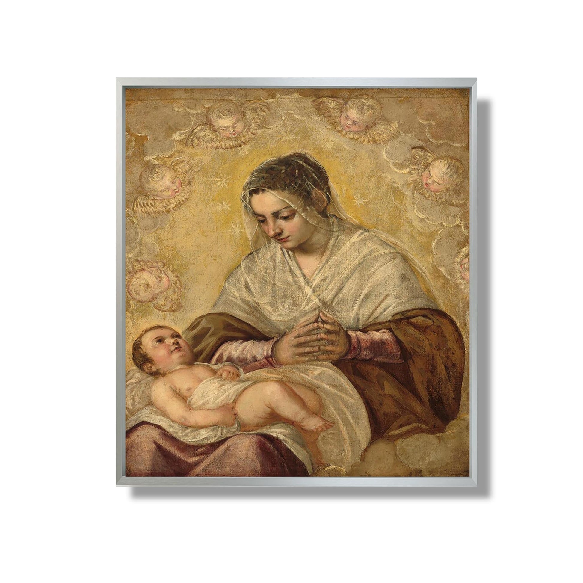 The Madonna of the Stars - Jacopo Tintoretto  - Reproduction Peinture