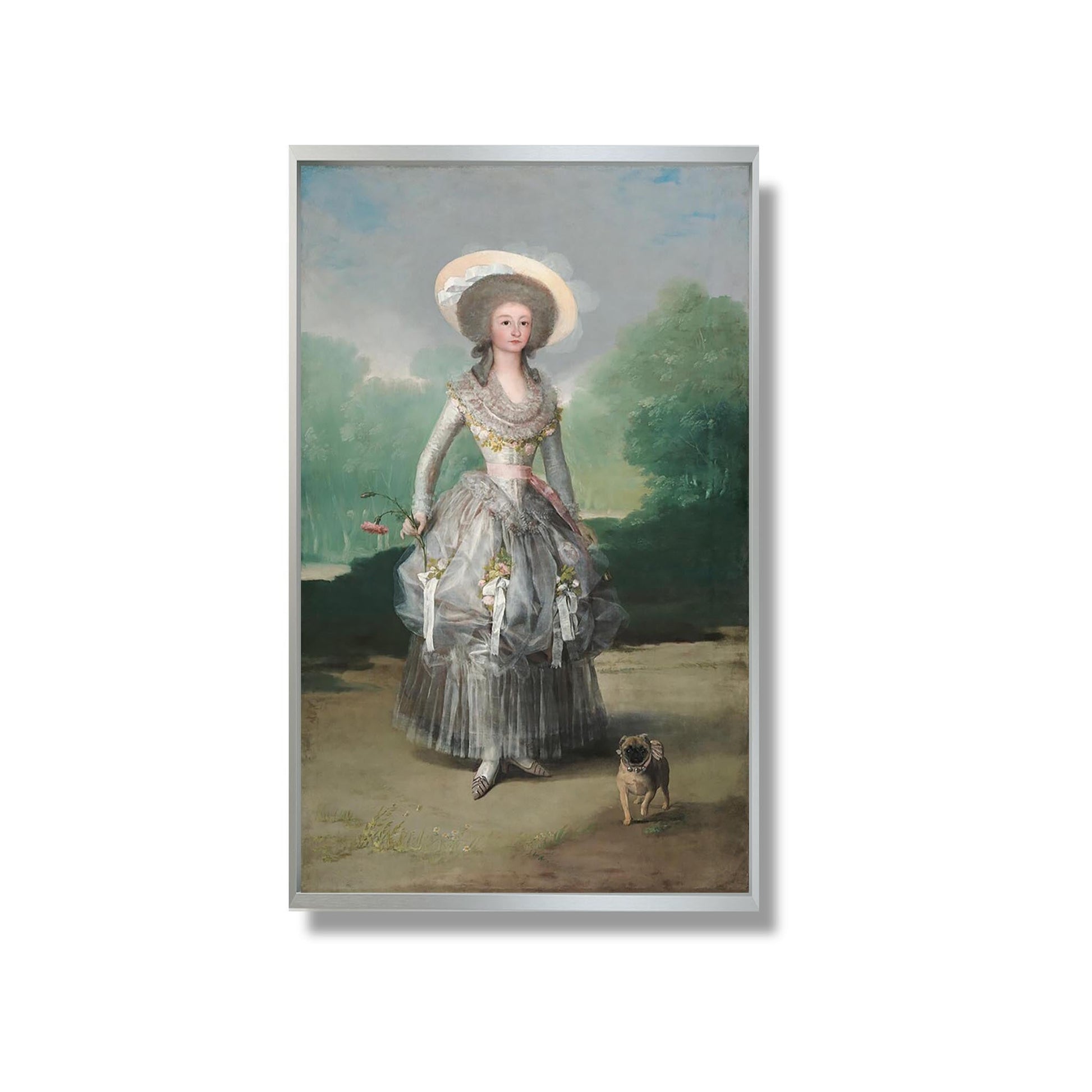The Marquesa de Pontejos - Goya - Reproduction Peinture