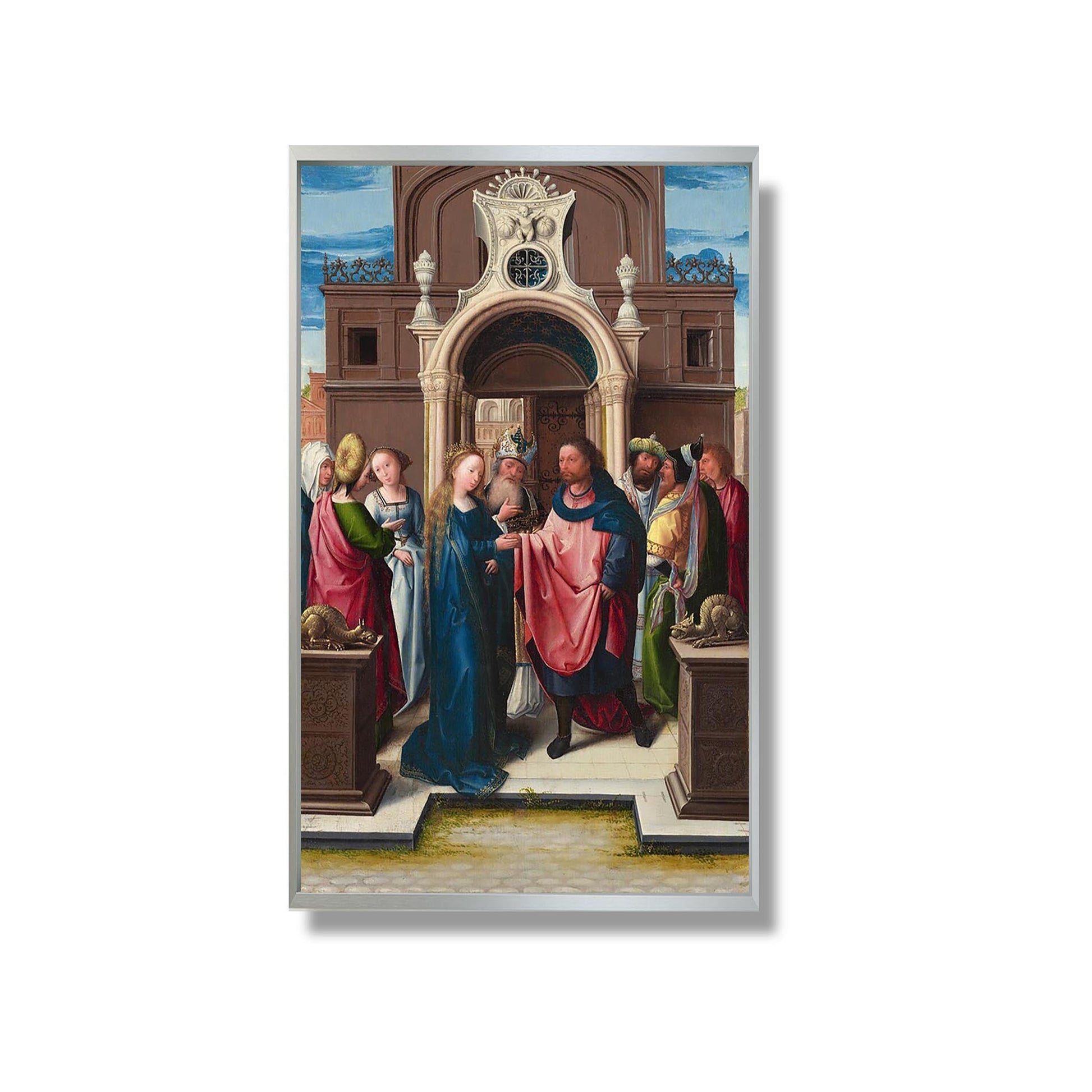The Marriage of the Virgin - Bernard van Orley - Reproduction Peinture