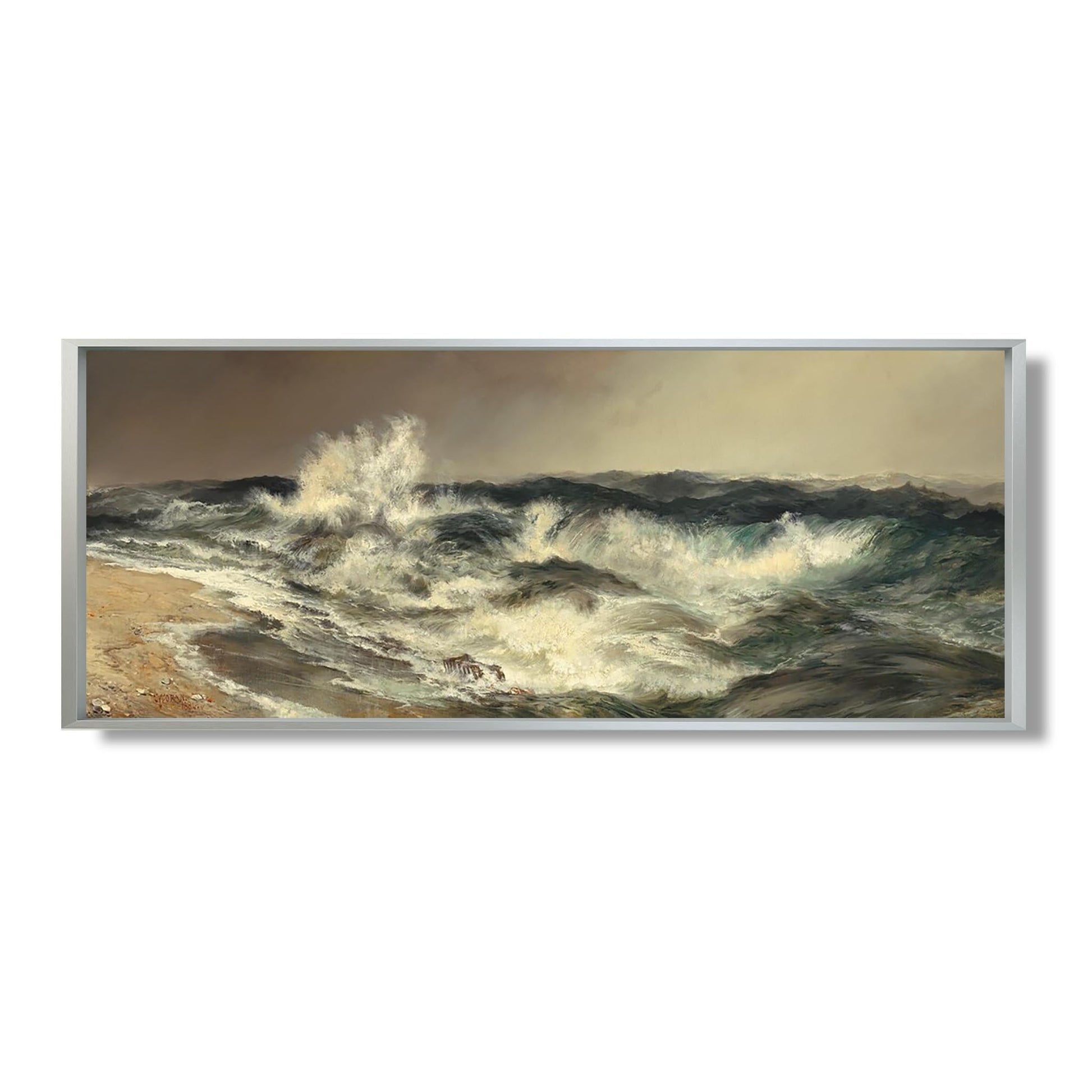 The Much Resounding Sea - Thomas Moran - Reproduction Peinture