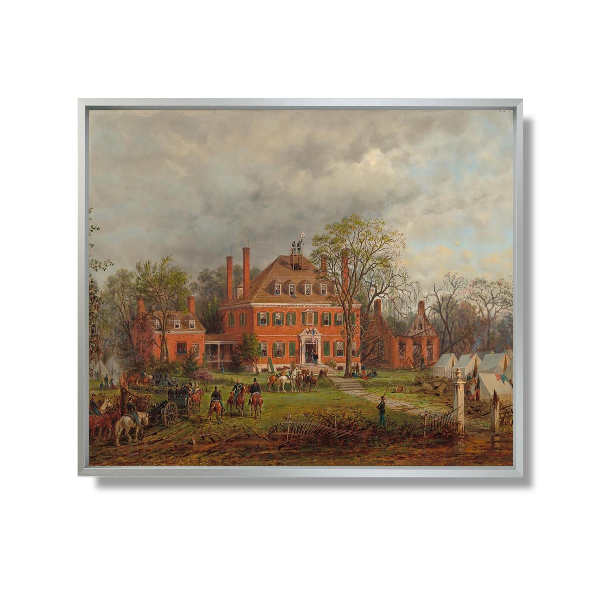 The Old Westover House - Edward Lamson Henry - Reproduction Peinture