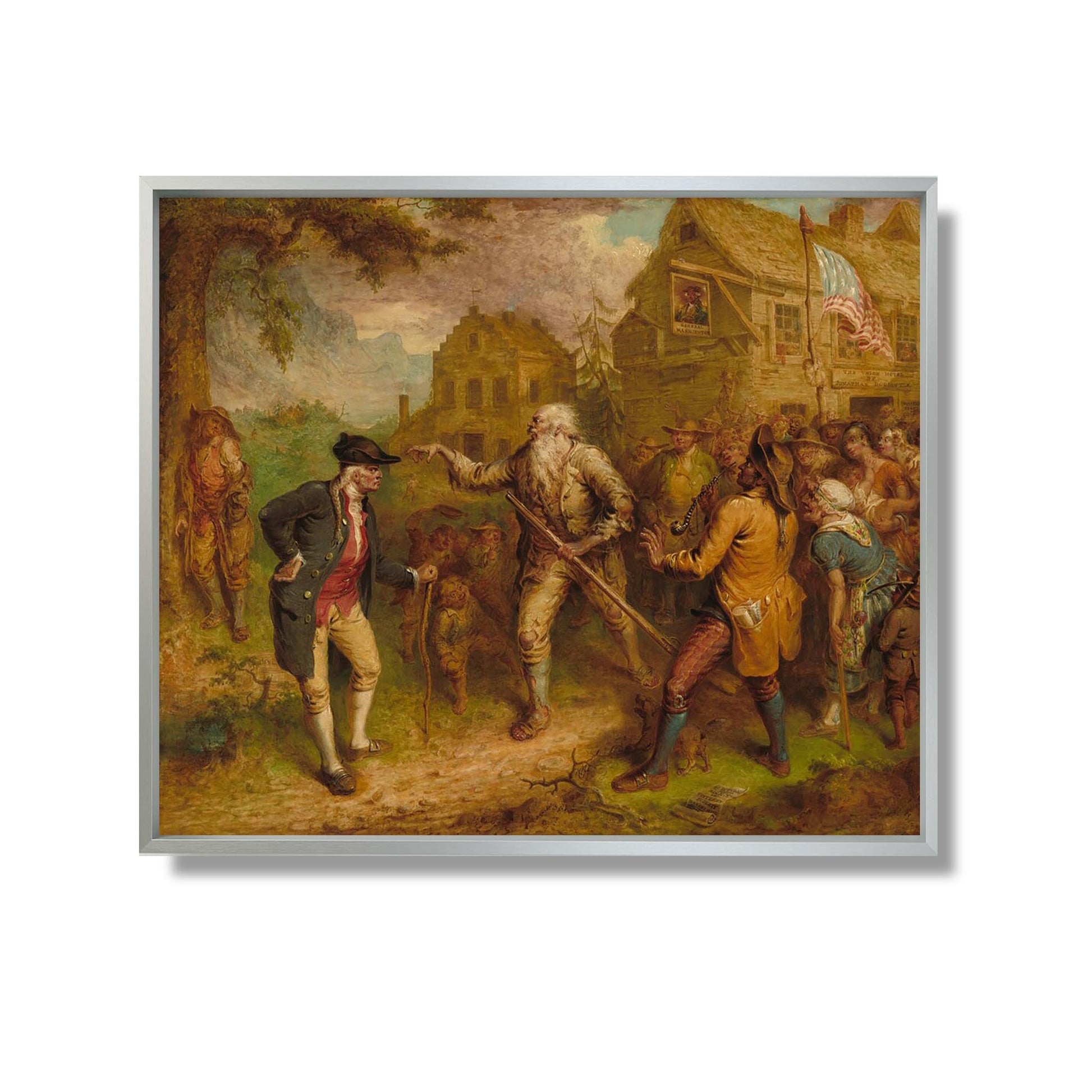 The Return of Rip Van Winkle - John Quidor - Reproduction Peinture