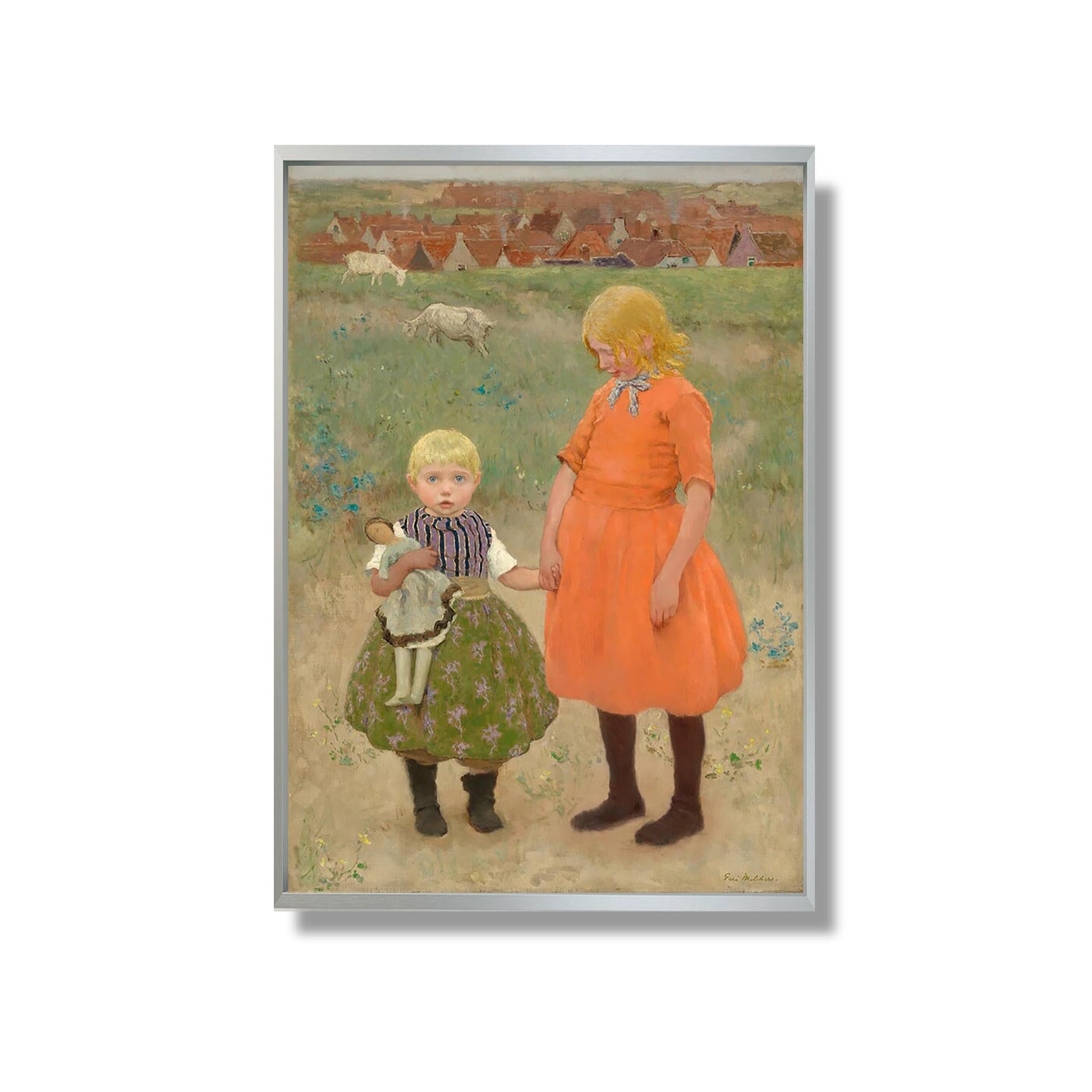 The Sisters - Gari Melchers - Reproduction Peinture