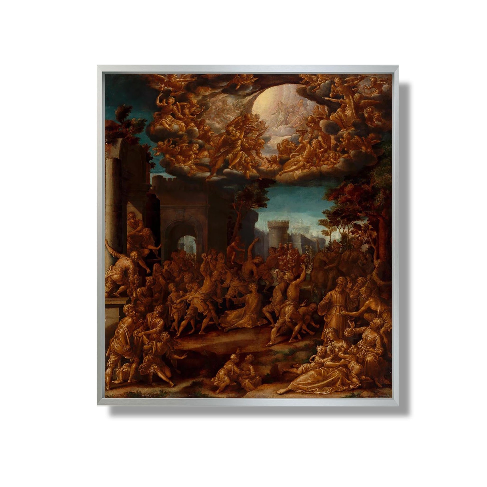 The Stoning of Saint Stephen - Aurelio Lomi - Reproduction Peinture