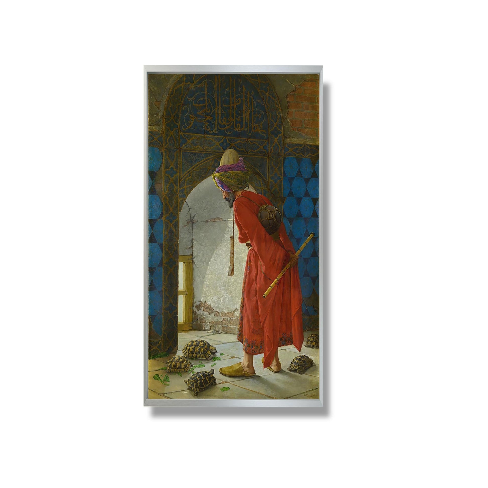 The Tortoise Trainer - Osman Hamdi Bey - Reproduction Peinture