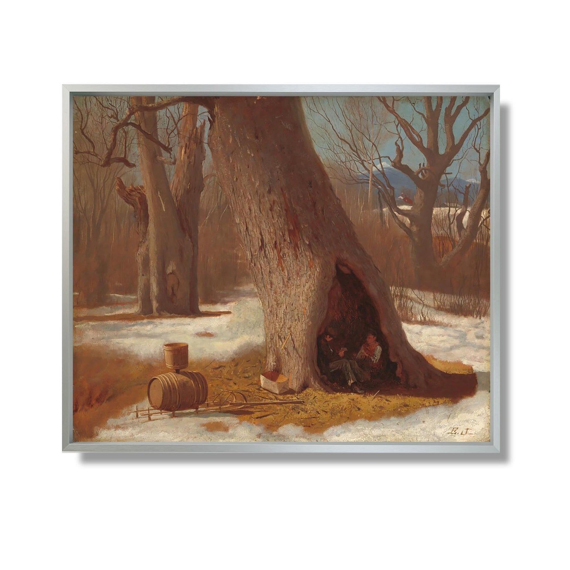 The Truants - Eastman Johnson - Reproduction Peinture