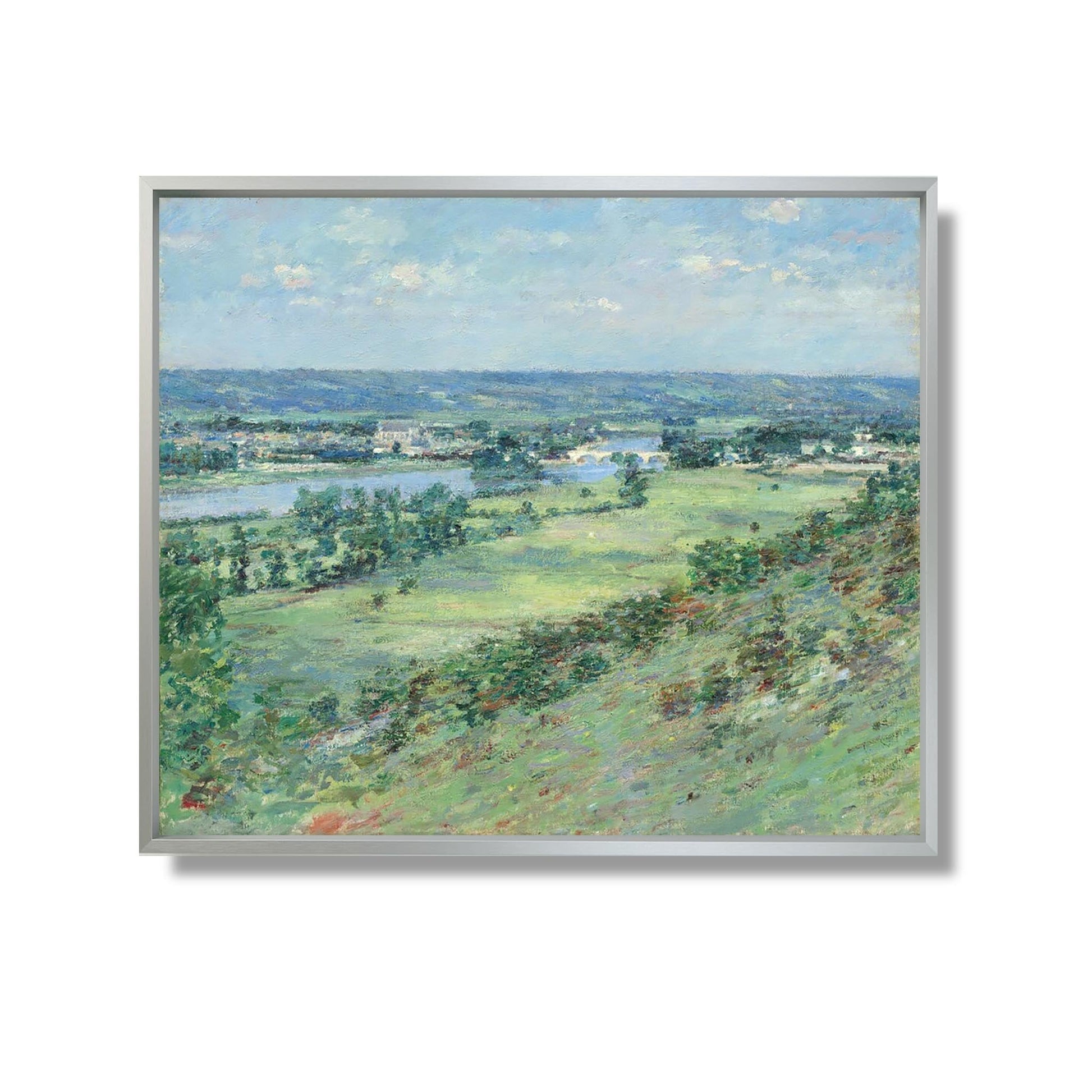 The Valley of the Seine, from the Hills of Giverny - Theodore Robinson - Reproduction Peinture