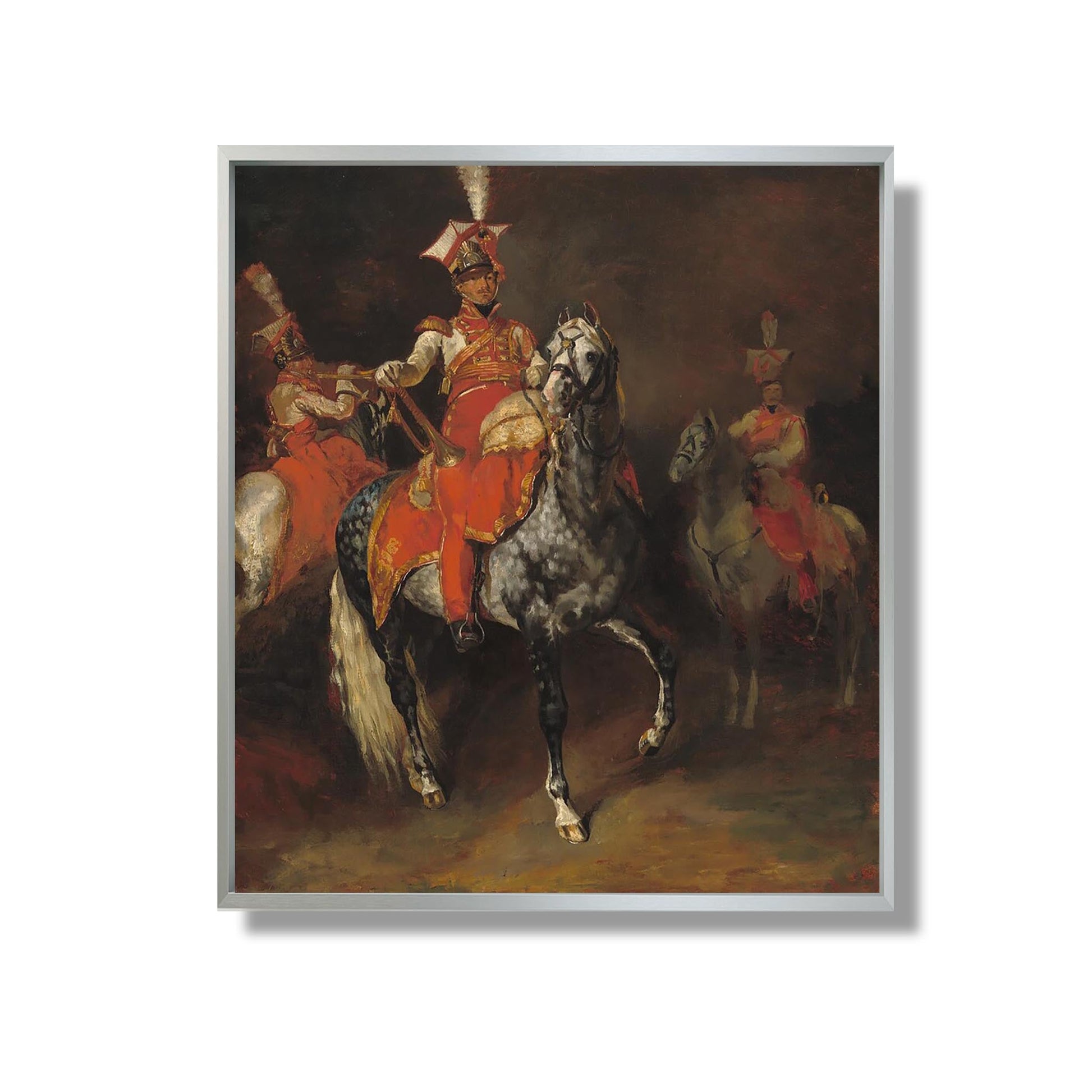 Trompettistes à cheval de la garde impériale de Napoléon - Théodore Gericault - Reproduction Peinture