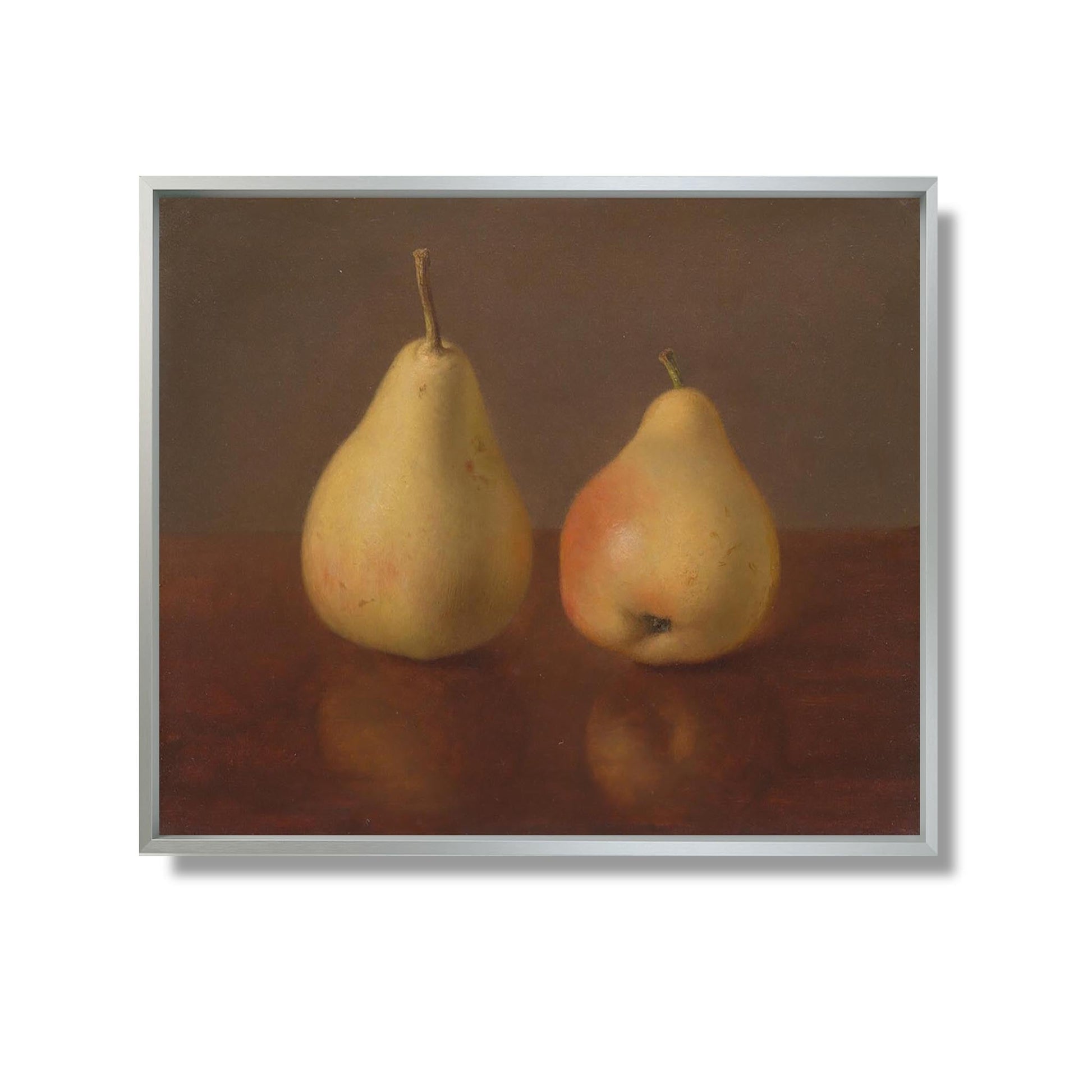 Two McLaughlin Pears - Jeremiah Pearson Hardy - Reproduction Peinture