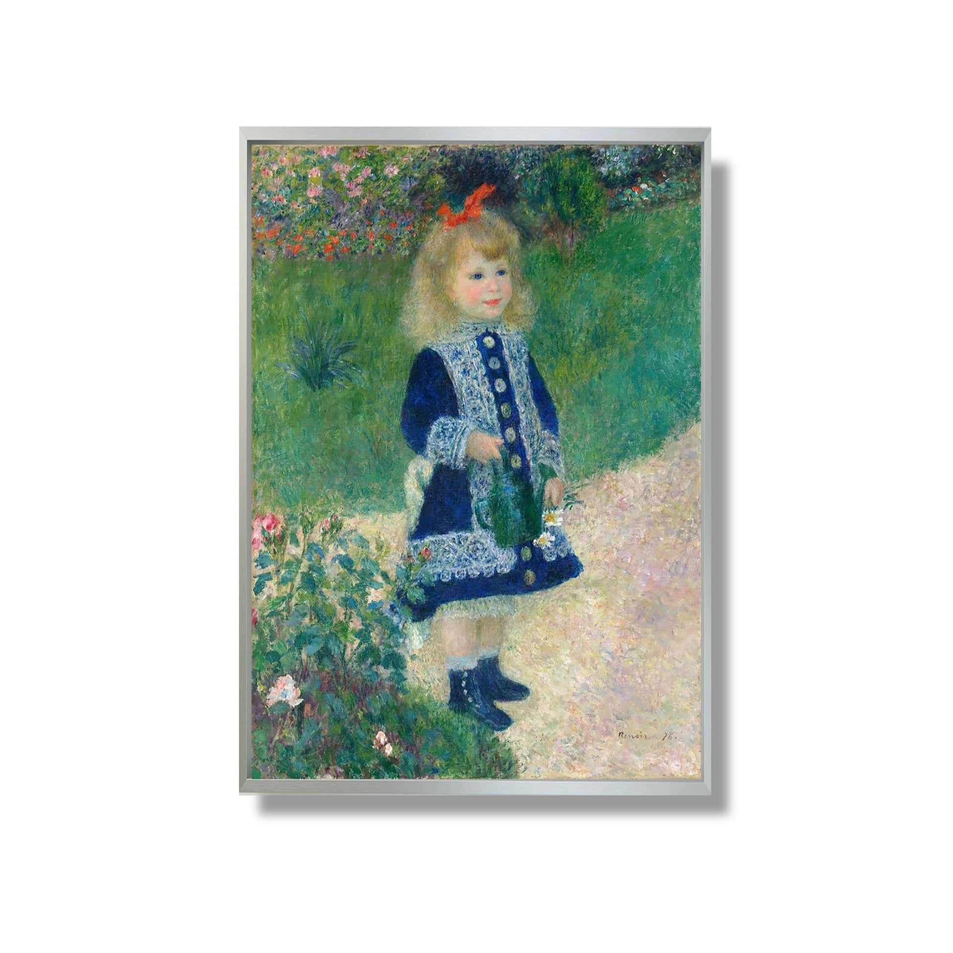 Une fille avec un arrosoir - Auguste Renoir - Reproduction Peinture