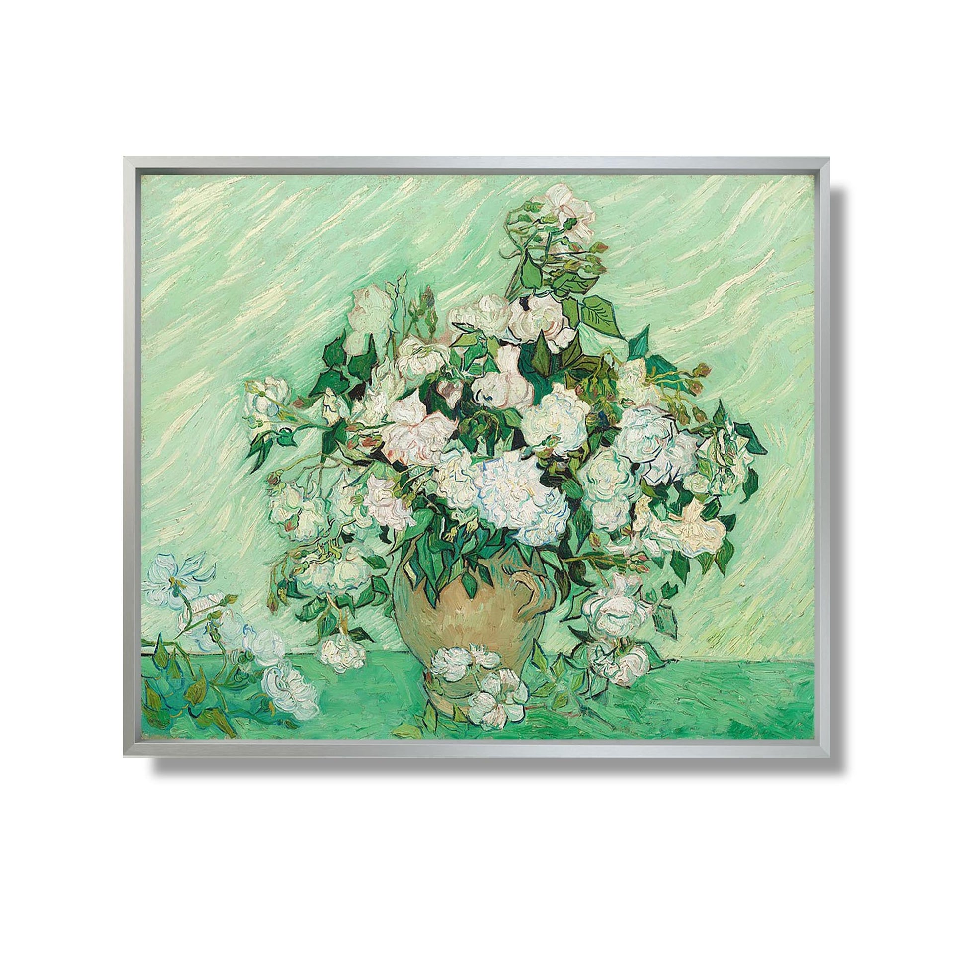 Vase avec Roses - Vincent Van Gogh - Reproduction Peinture
