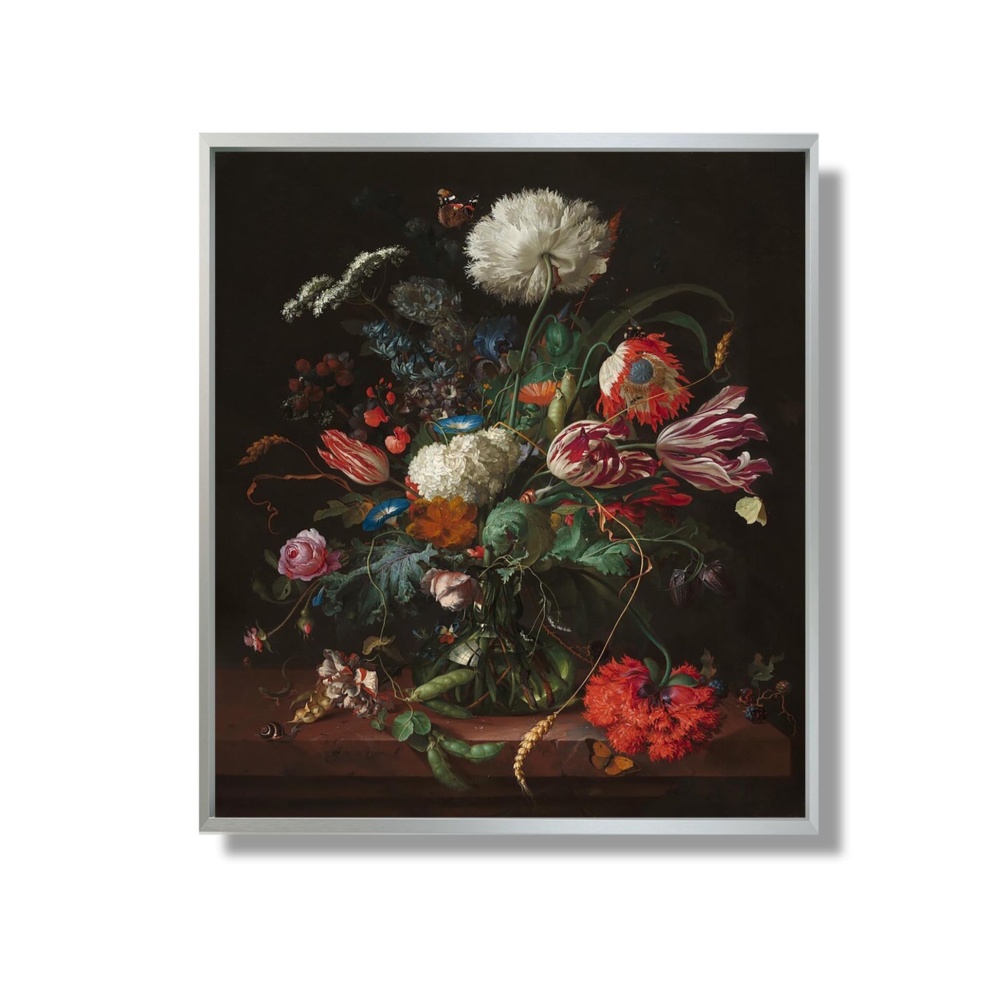 Vase of Flowers - Jan Davidsz de Heem - Reproduction Peinture