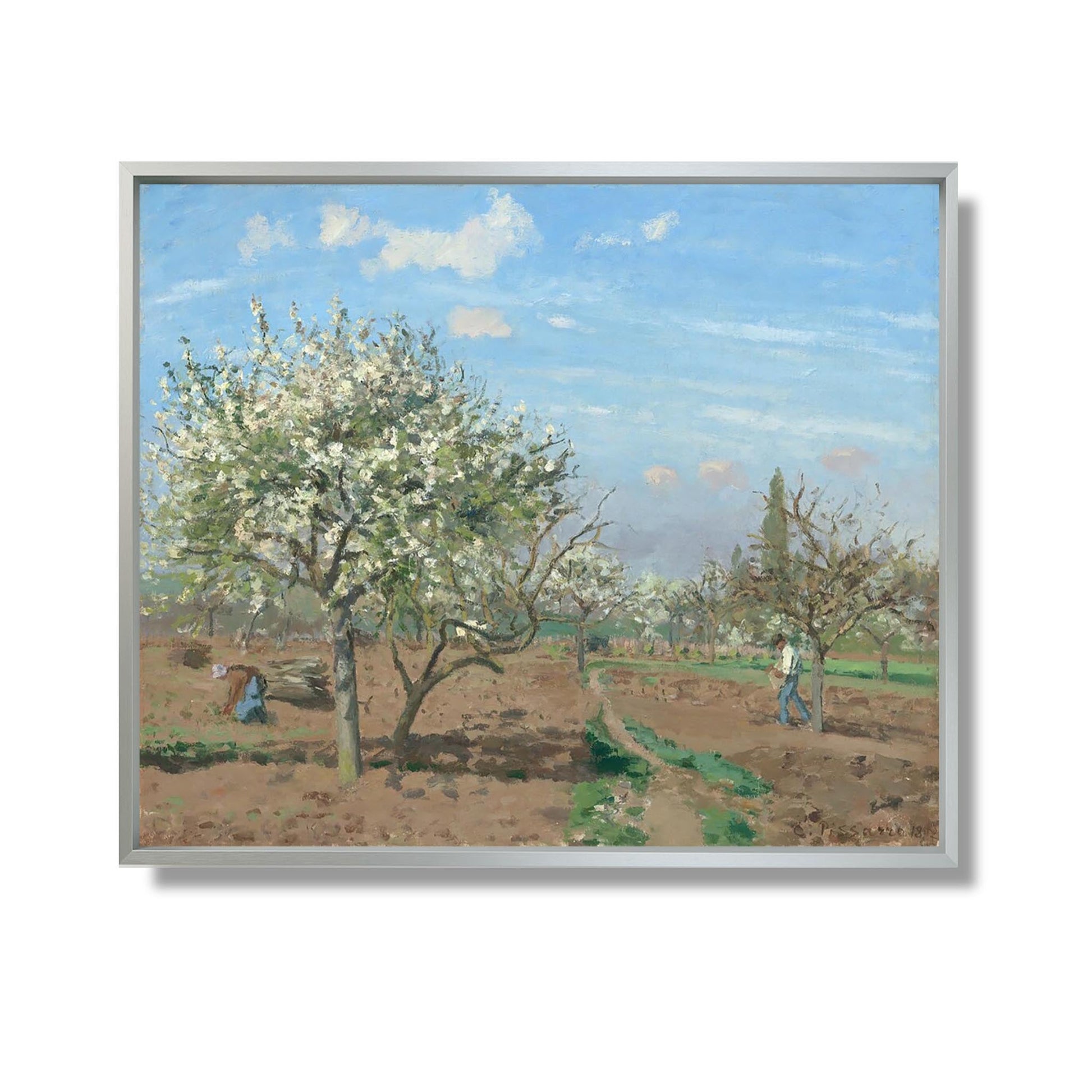 Verger en fleurs, Louveciennes - Camille Pissarro - Reproduction Peinture